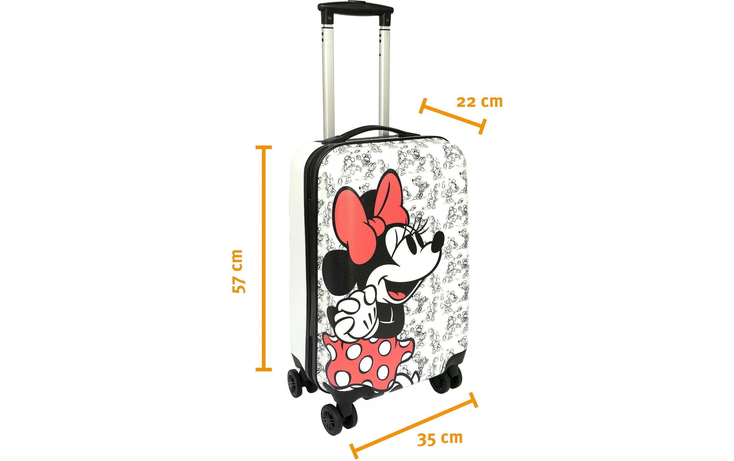 Scooli Koffer »Disney Minnie Mouse 20'«, 4 Rollen