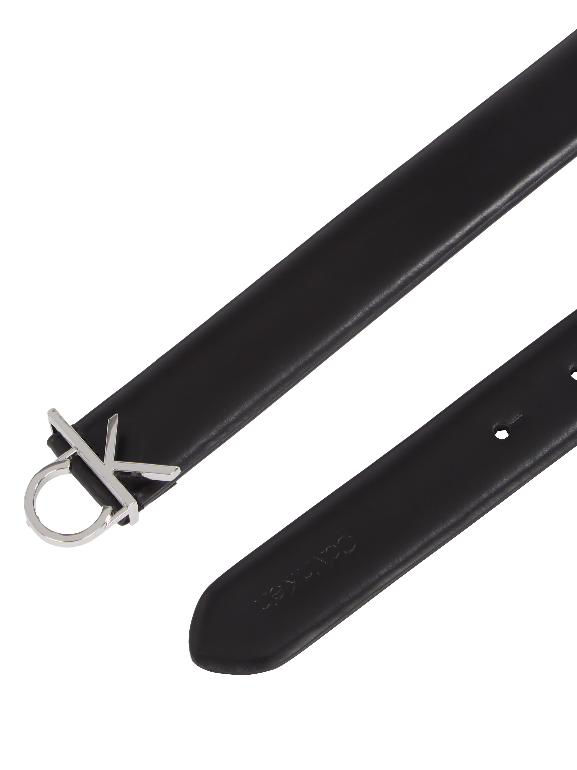 Calvin Klein Ledergürtel »CK BUCKLE BELT 3.0_SMOOTH«, mit CK-Logoschliesse