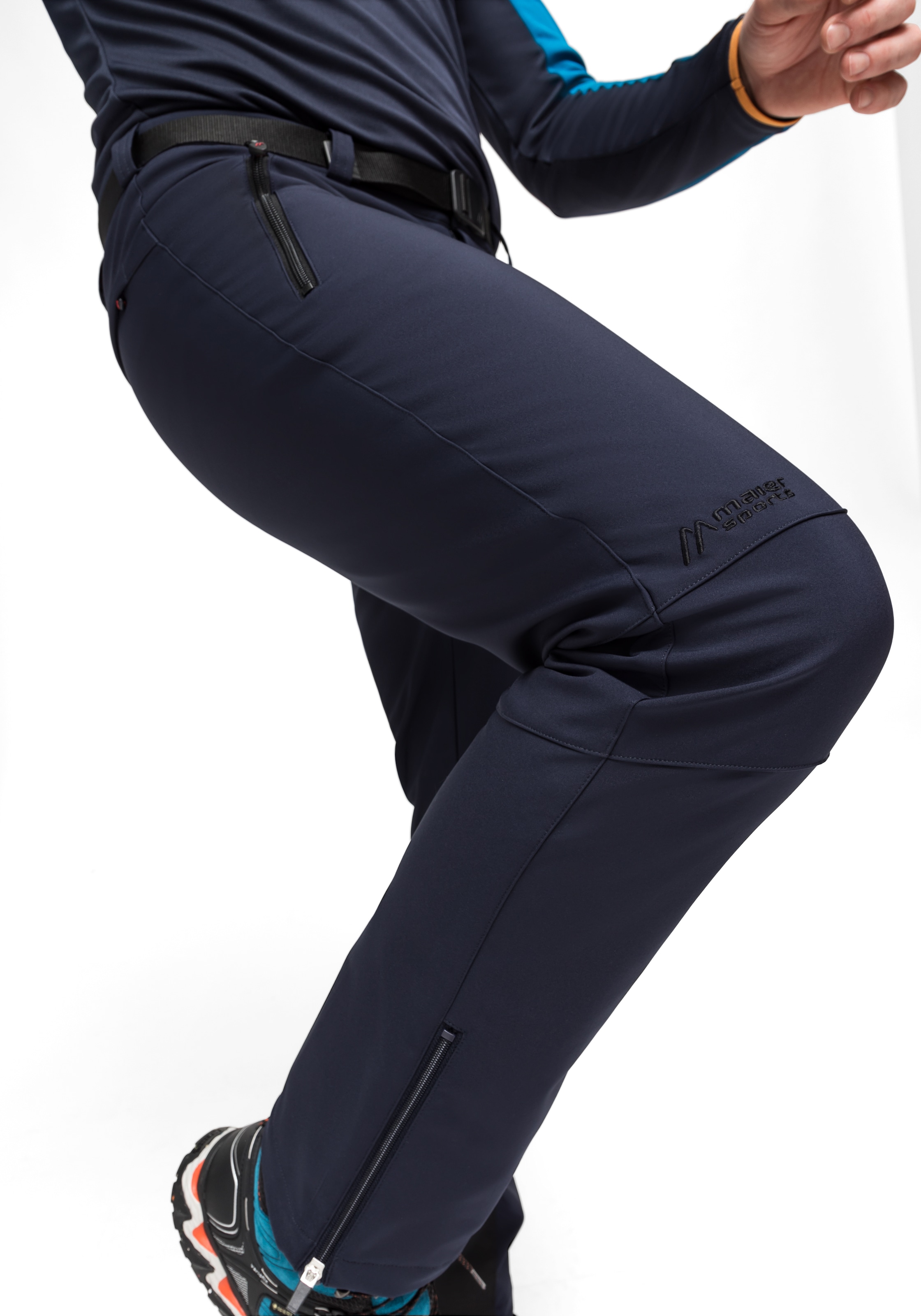 Maier Sports Funktionshose »Tech Pants M«, Warme Softshellhose, winddicht, elastisch