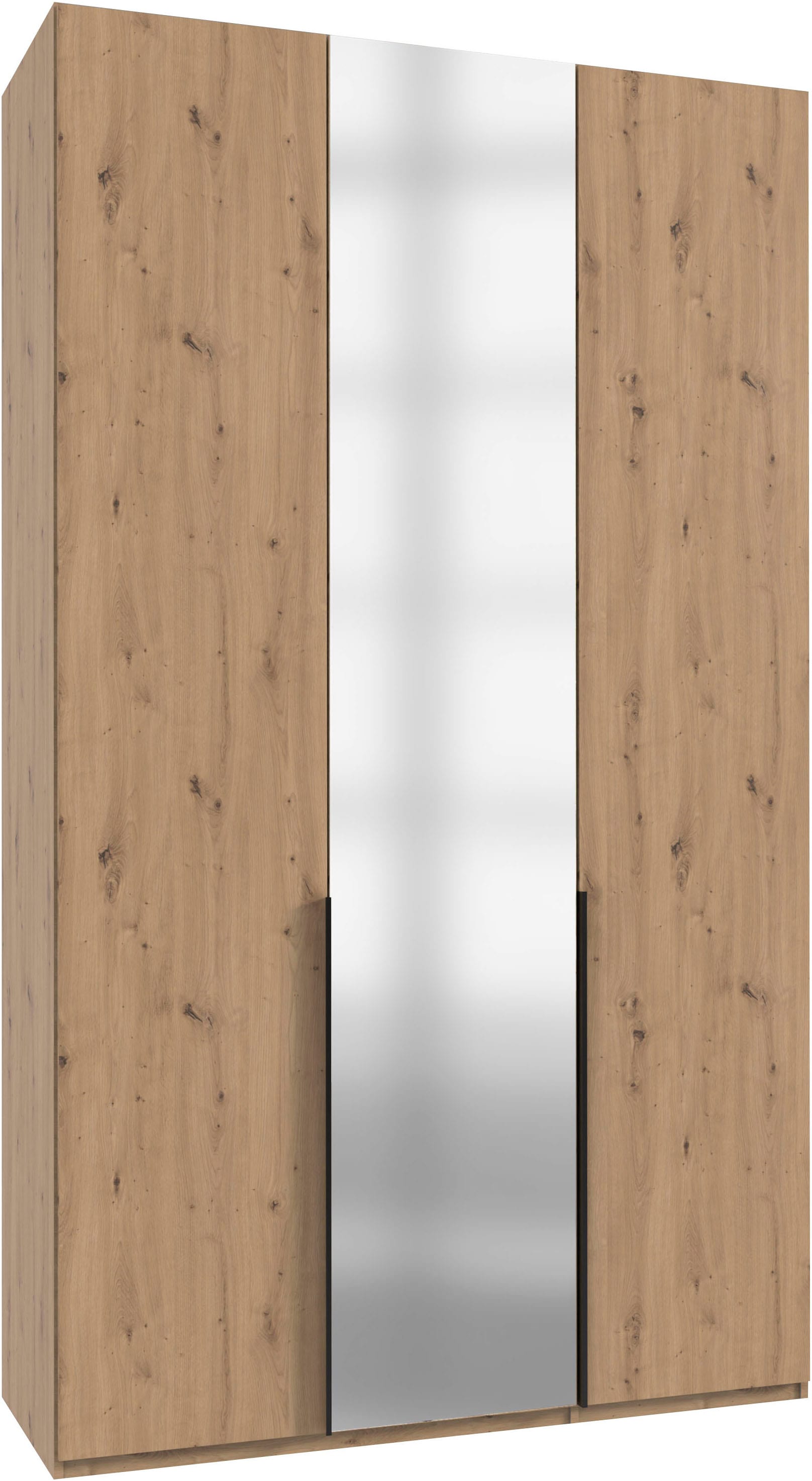 Wimex Kleiderschrank »Mugano,in 5 Breiten,2 Höhen,2 Tiefen, viele Farben, Made in Germany« in Basic oder Premium Ausstattung, mit langen Griffen aus Metall, mit oder ohne Spiegel