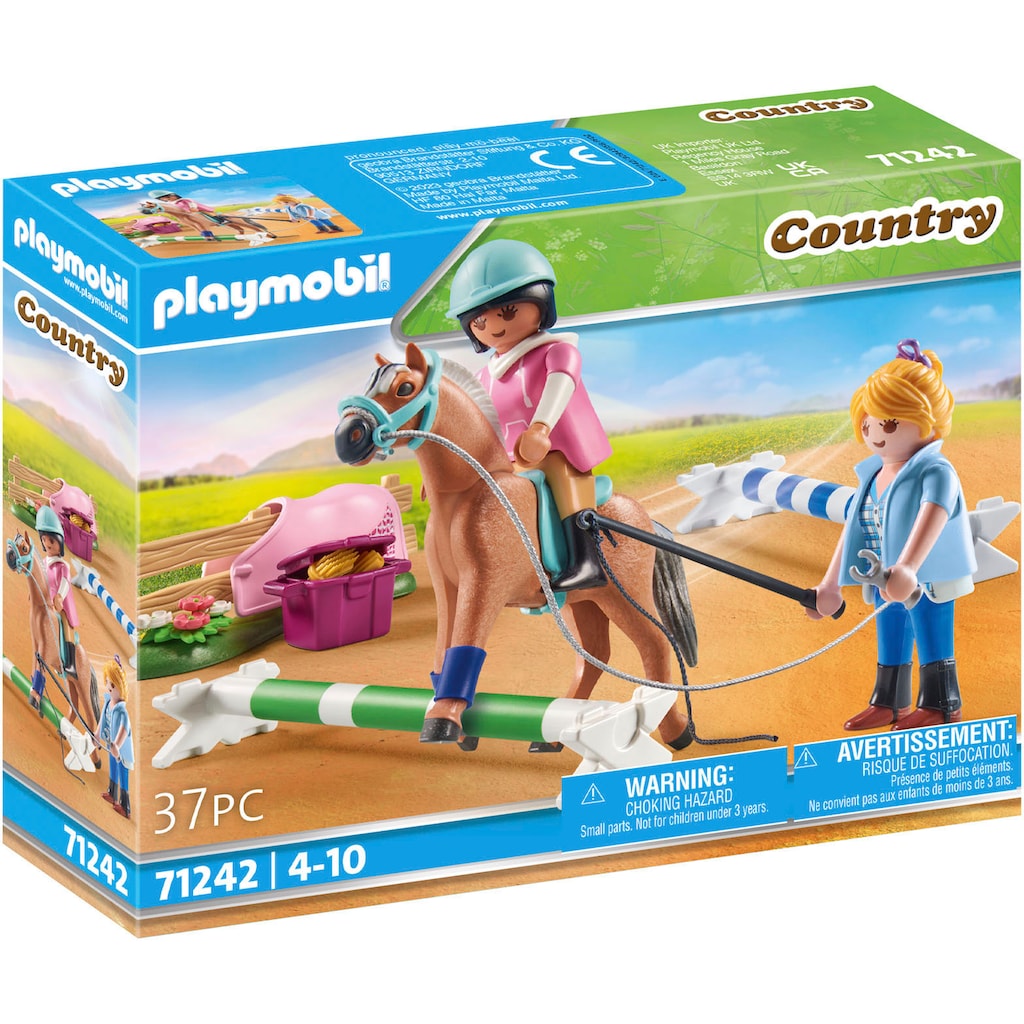 Playmobil® Konstruktions-Spielset »Reitunterricht (71242), Country«, (37 St.)