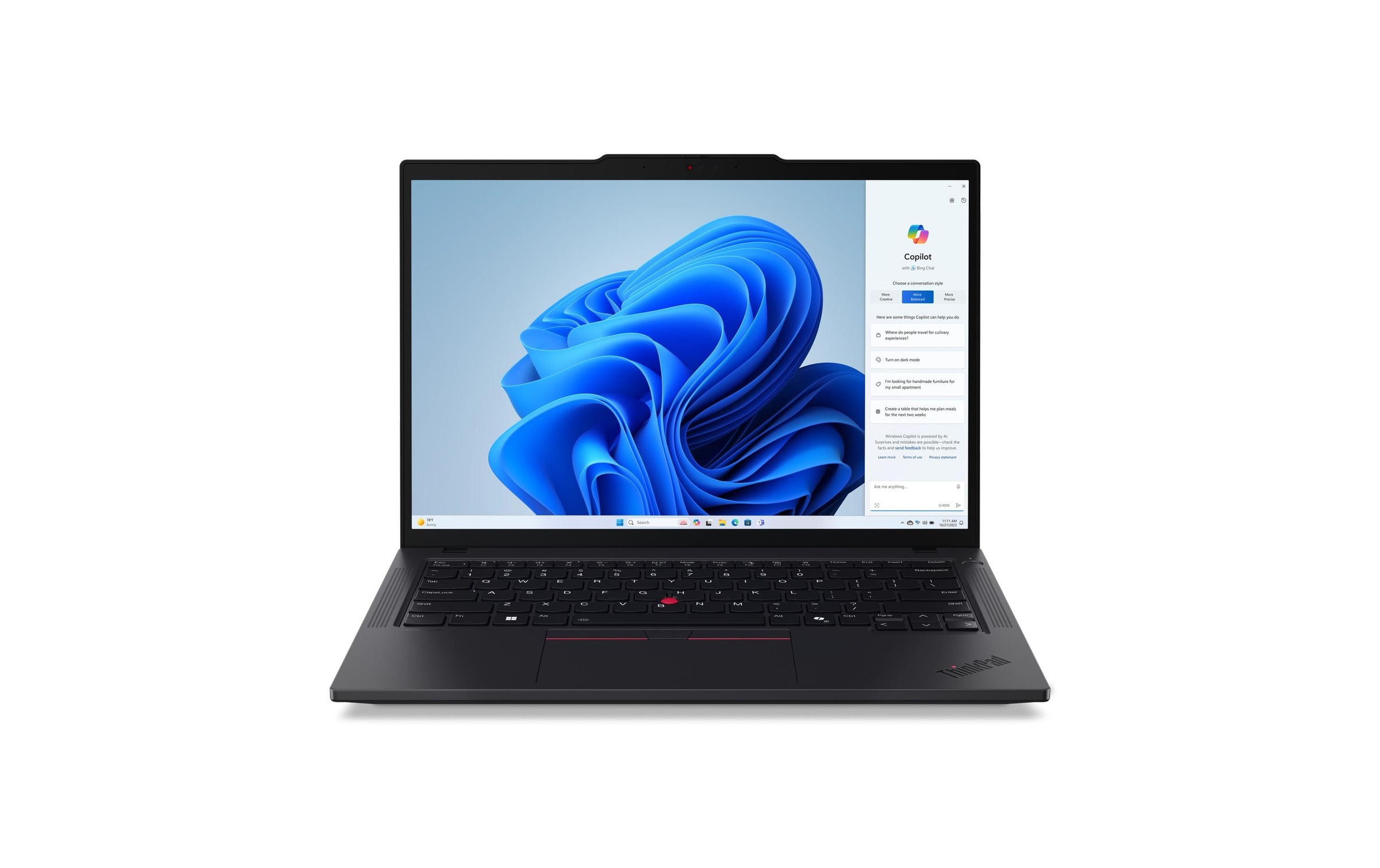 Lenovo Notebook »ThinkPad T14 Gen 5 (Intel)«, 35,42 cm, / 14 Zoll, Intel, Core Ultra 7, 512 GB SSD