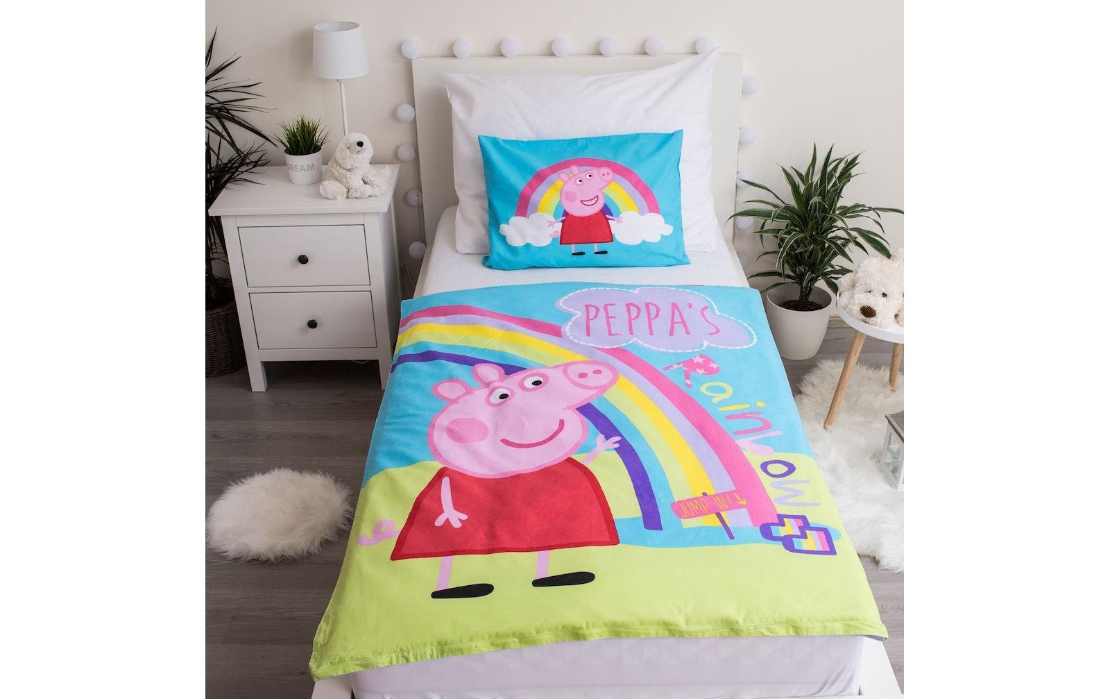 nicht definiert Kinderbettwäsche »Jerry Fabrics Peppa Pig PEP016 100 x 135 cm + 40 x 60 cm«