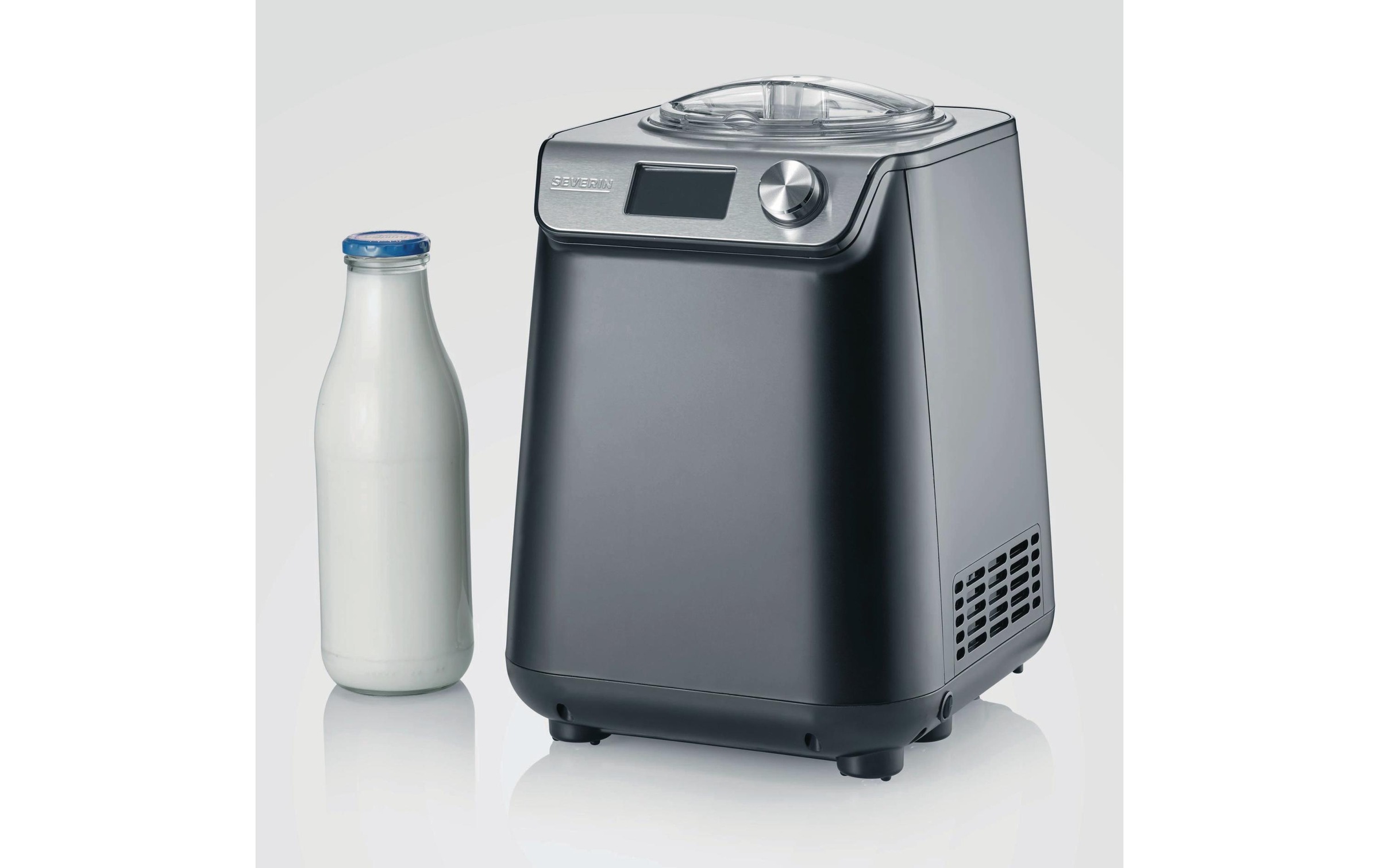 Severin Eismaschine »EZ 7407 1.2 l, Schwarz/Silber«, 135 W