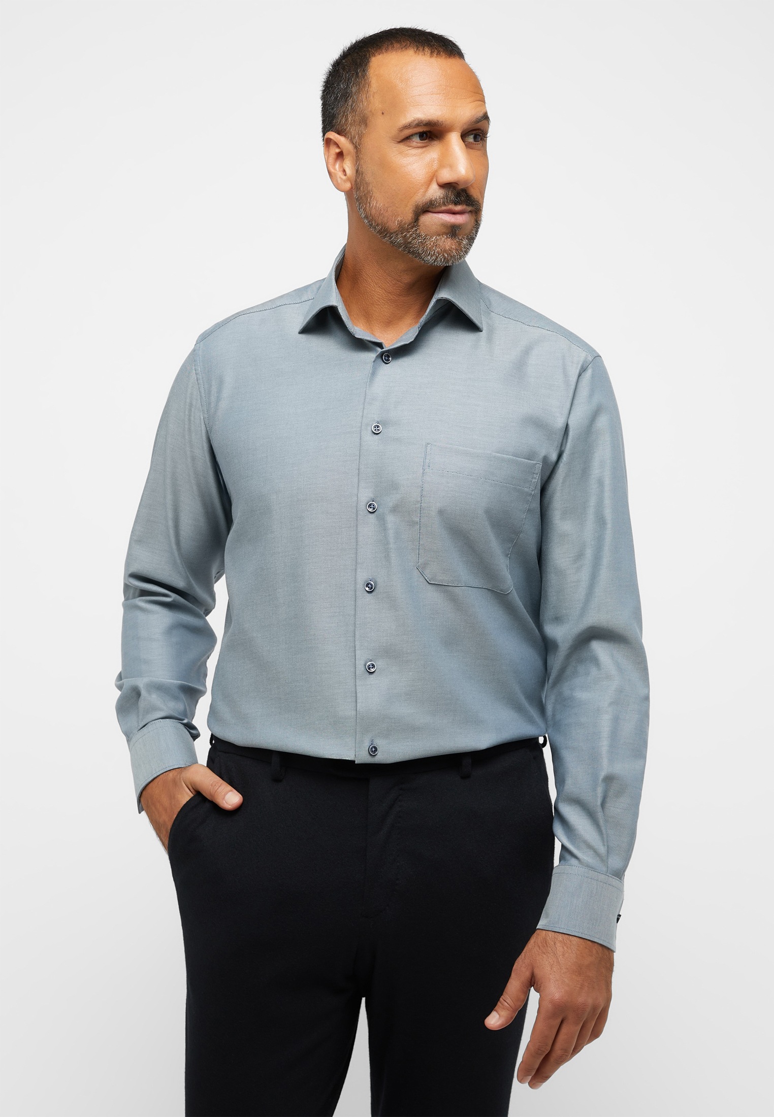 Eterna Langarmhemd »COMFORT FIT« NON IRON (bügelfrei)