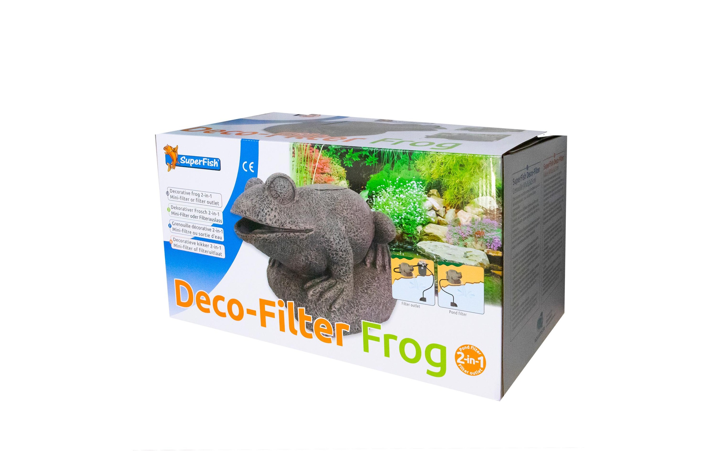 Aquariendeko »SuperFish Frosch«