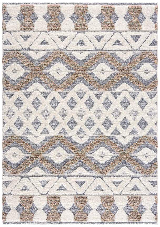 Carpet City Hochflor-Teppich besonders | Jelmoli-Versand rechteckig, bestellen 3D-Effekt, Rauten 3050«, online »Focus Design Boho-Teppich, weich