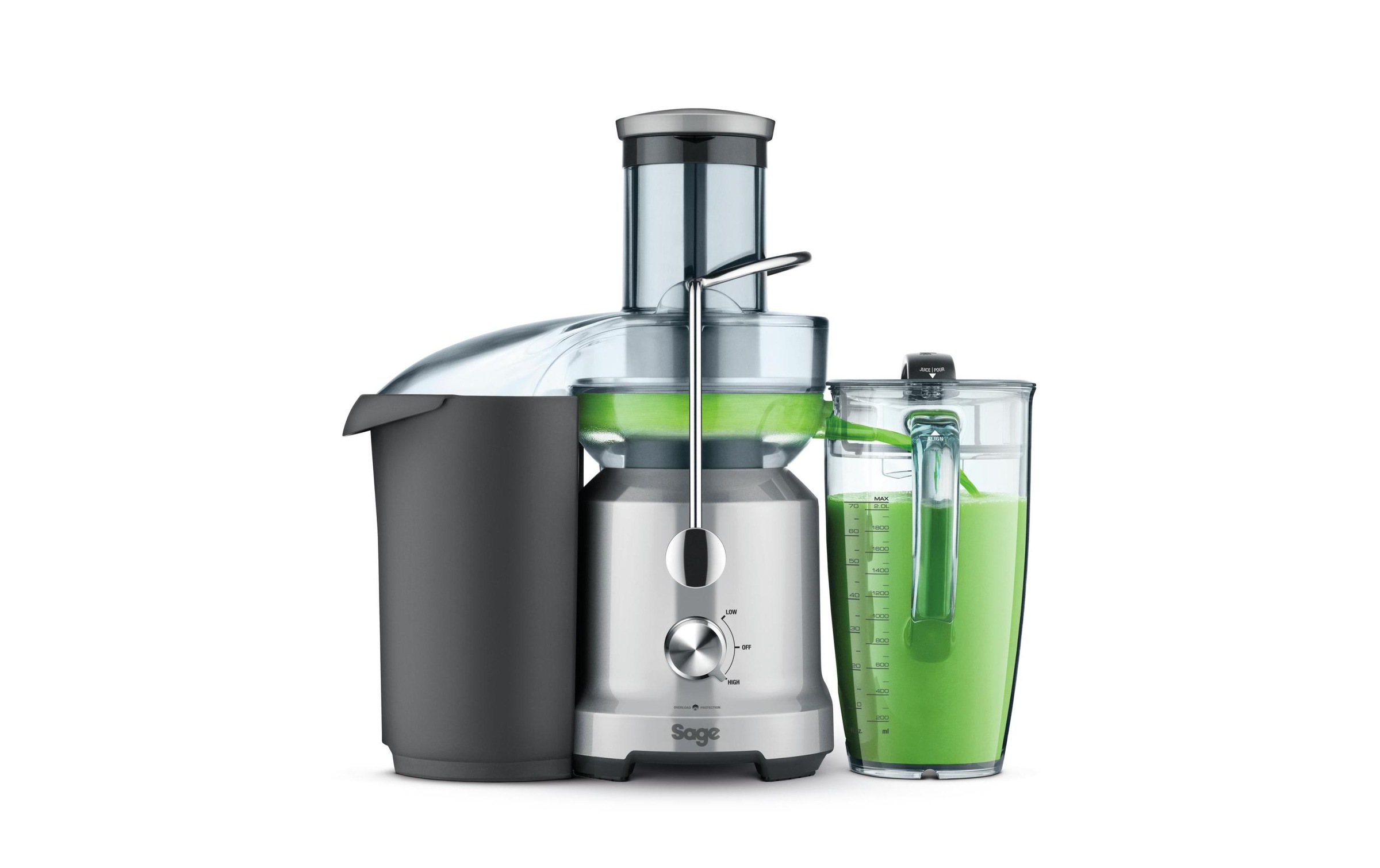 Sage Entsafter »Entsafter Nutri Juicer Cold«, 1250 W, Auffangbehälter, Einfülltrichter, Tresterbehälter