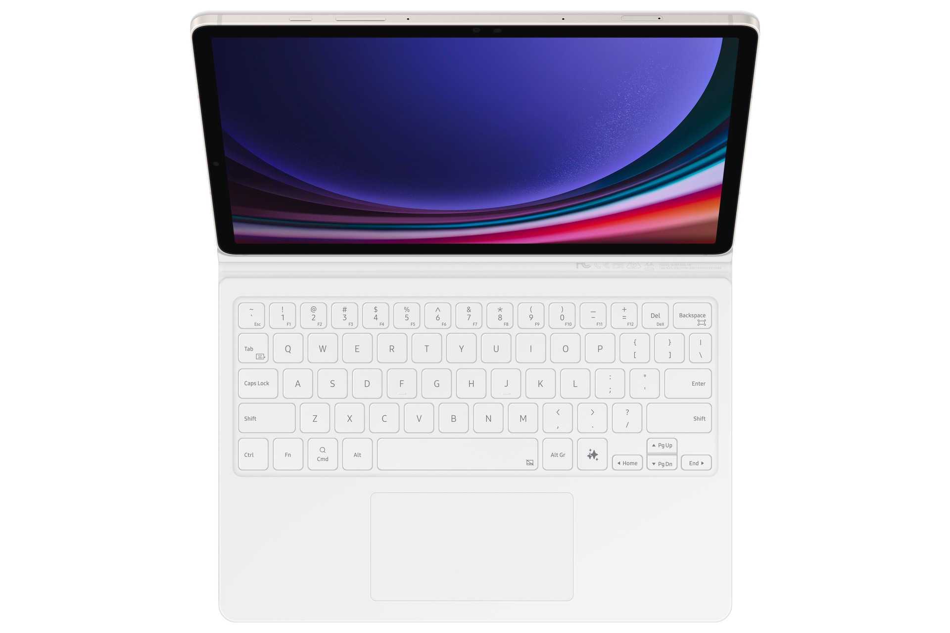 Samsung Tablet-Hülle »Book Cover Keyboard für Galaxy Tab S9 | S9 FE | S10 FE«, Tastatur Cover, Schutzhülle, Tablethülle, Case, Schutzcase, stossfest