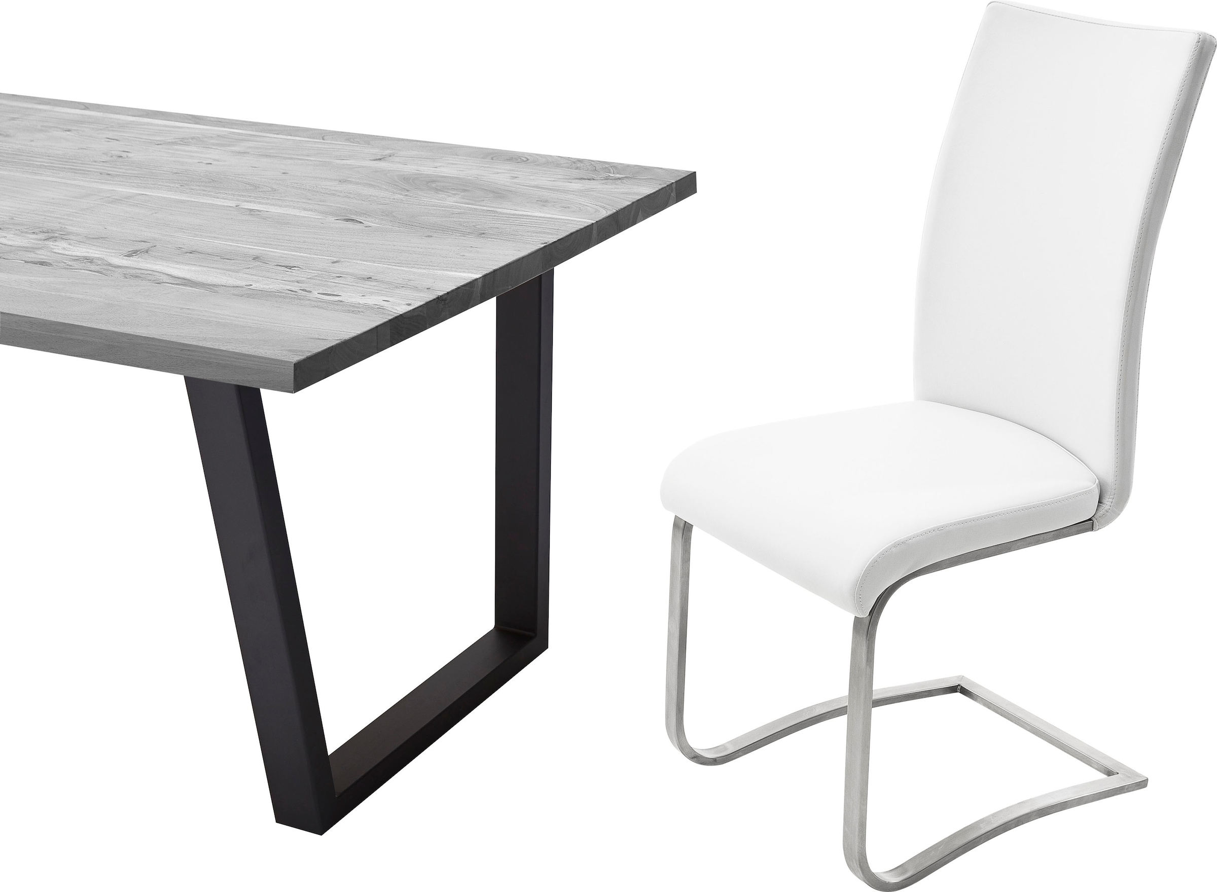 MCA furniture Freischwinger »Arco«, (Set), | online St., belastbar 2 shoppen 130 Stuhl bis mit Kg Leder, Echtlederbezug, Jelmoli-Versand