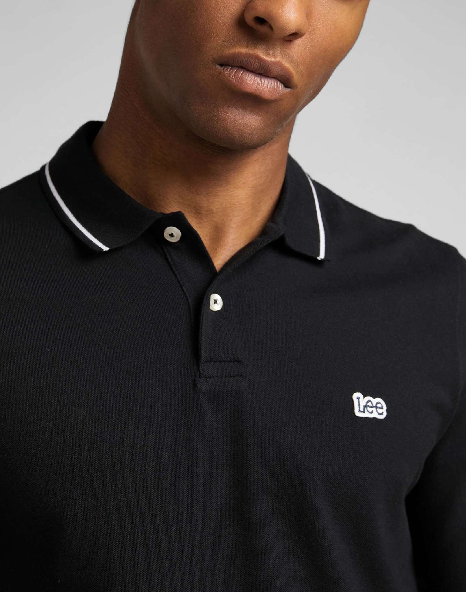 Lee® Langarm-Poloshirt »LEE Poloshirt Pique«