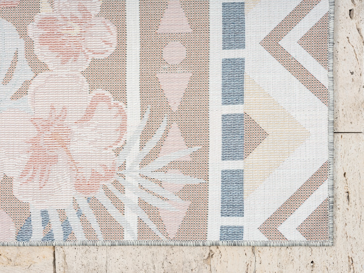 Myflair Möbel & Accessoires Teppich »Lotus, LAGERRÄUMUNG!«, rechteckig, 8 mm Höhe, florales Design, Blumen Motiv, Outdoor geeignet, Balkon, Terrasse