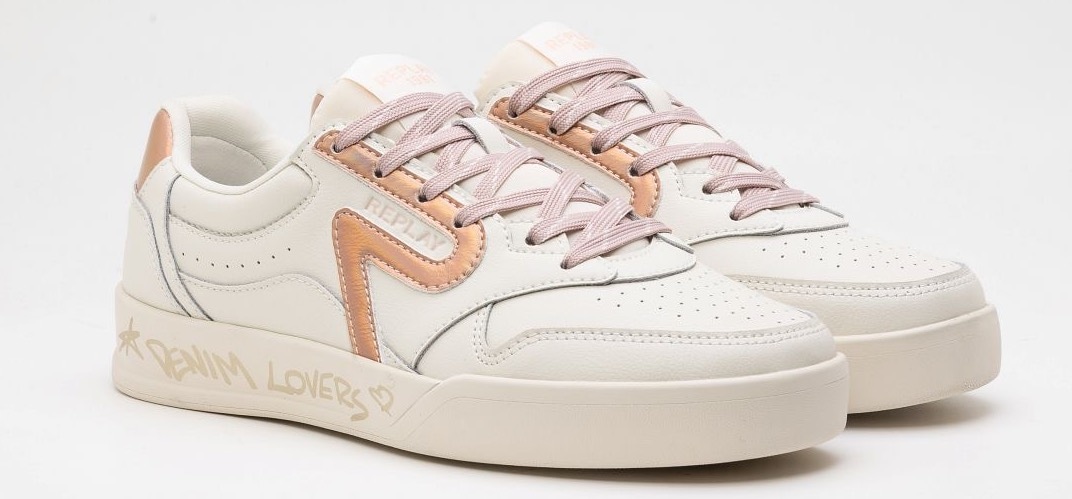 Replay Sneaker »OYZONE W RAPID«, mit tollen Metallic-Details, Freizeitschuh, Halbschuh, Schnürschuh