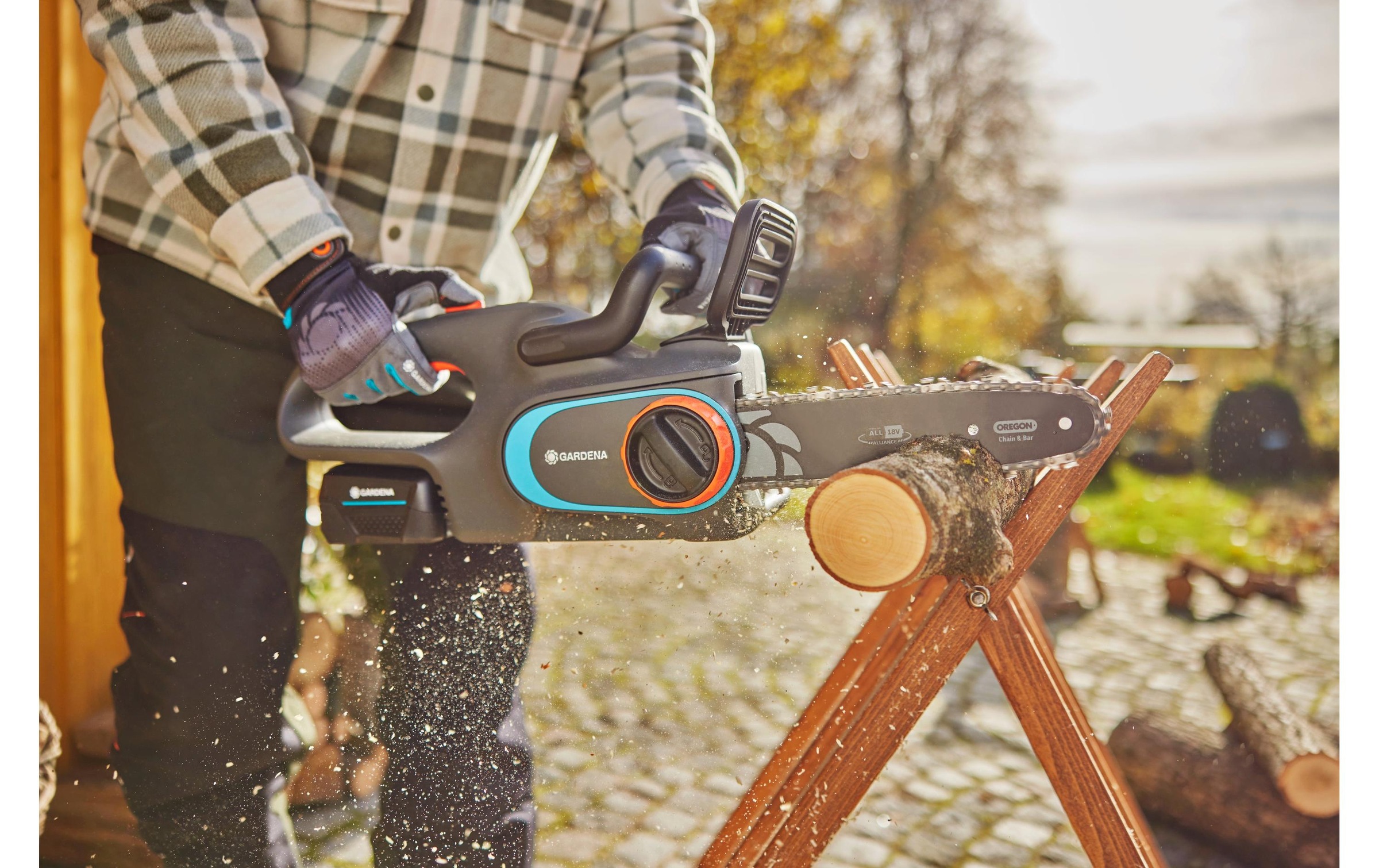 GARDENA Akku-Kettensäge »PowerSaw Ready-To-Use«