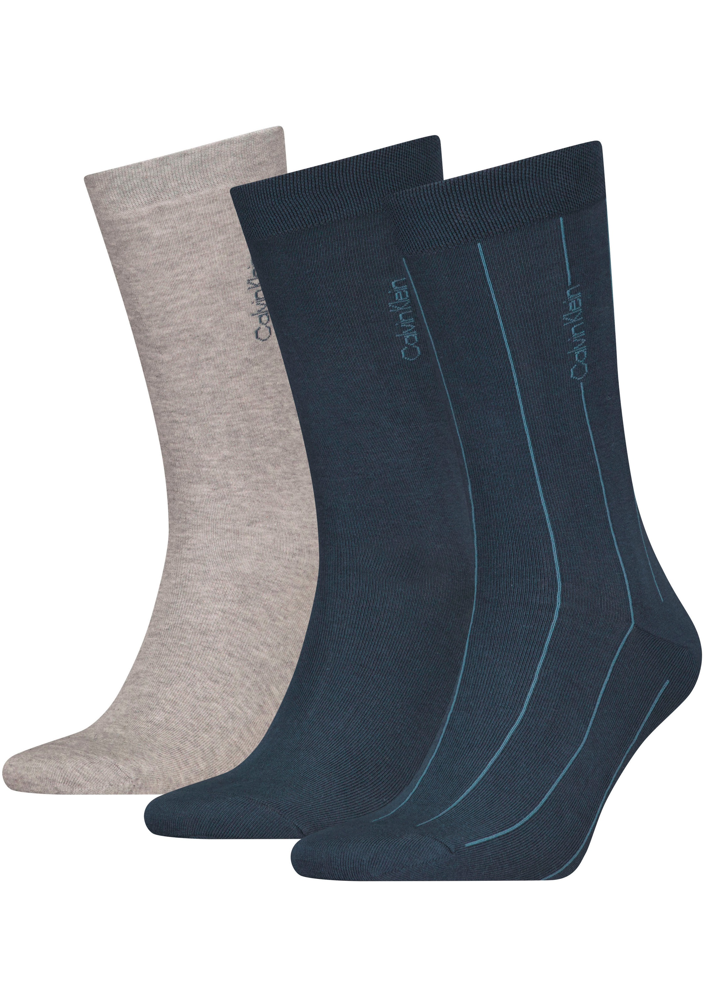 Calvin Klein Socken 3 Paar tlg. mit dezenter Logoprägung