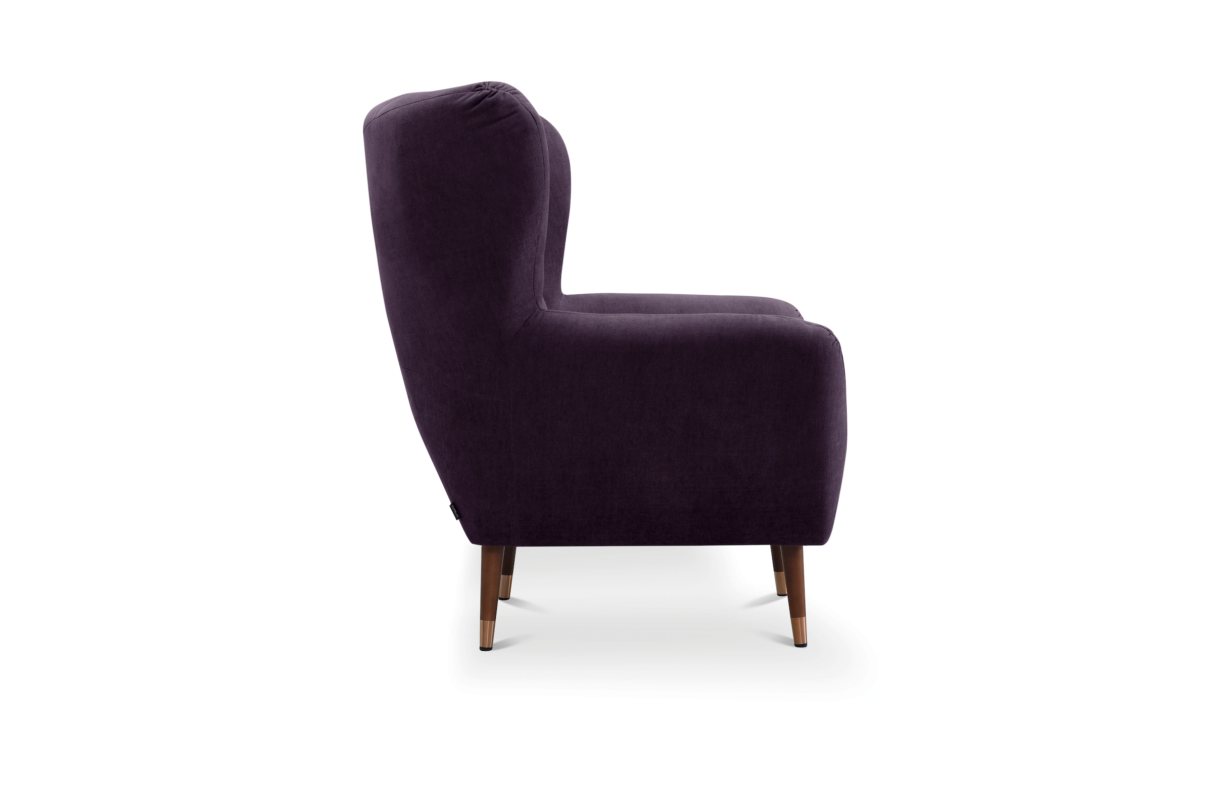 exxpo - sofa fashion Sessel »Polly, Ohrensessel, Loungesessel«, bequem mit hoher Rückenlehne, hohe Füsse, hochwertige Bezüge