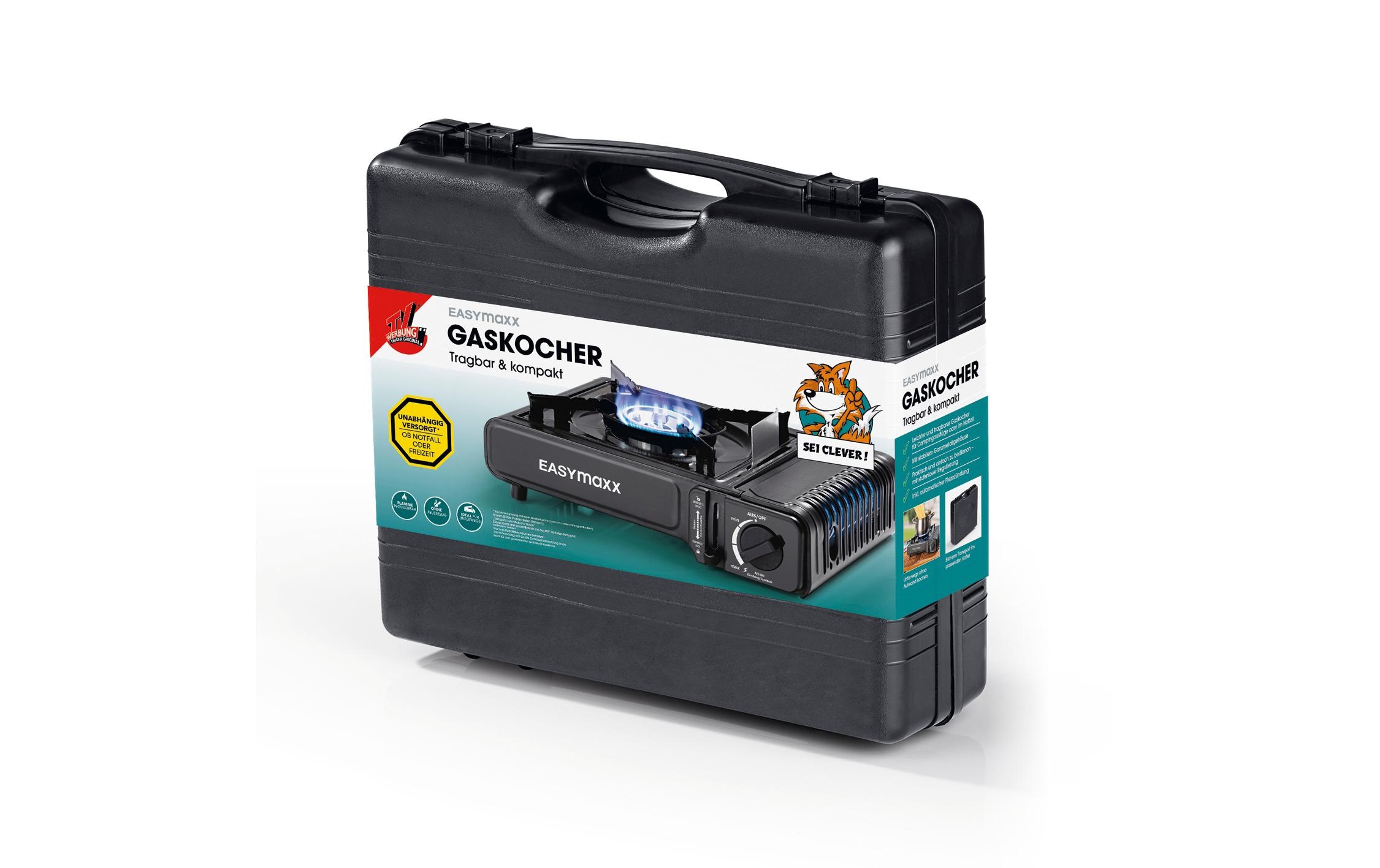 EASYmaxx Gaskocher »inkl. Koffer«, 28 cmx34 cm