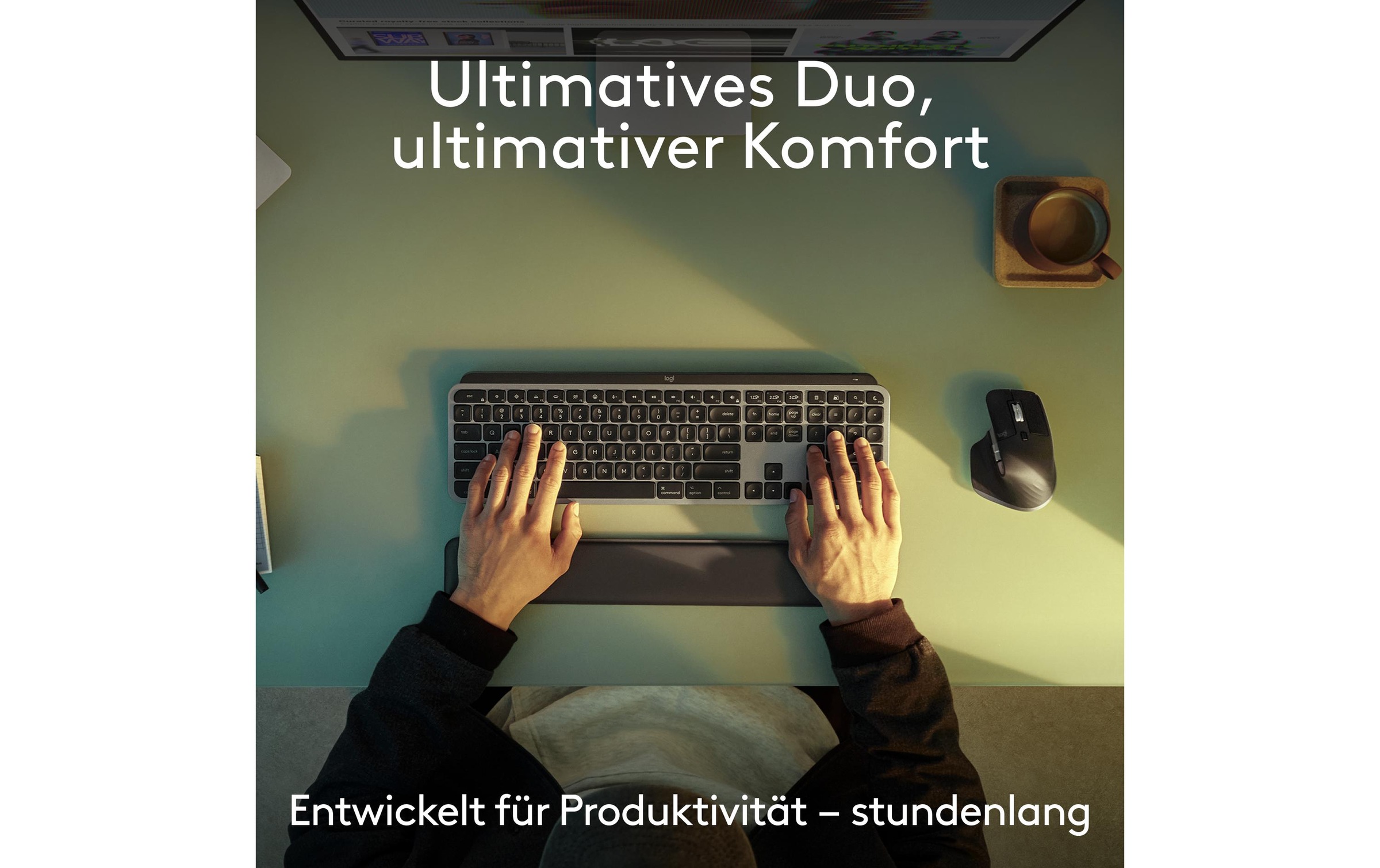 Logitech Tastatur- und Maus-Set »MX Keys S Combo for Mac«