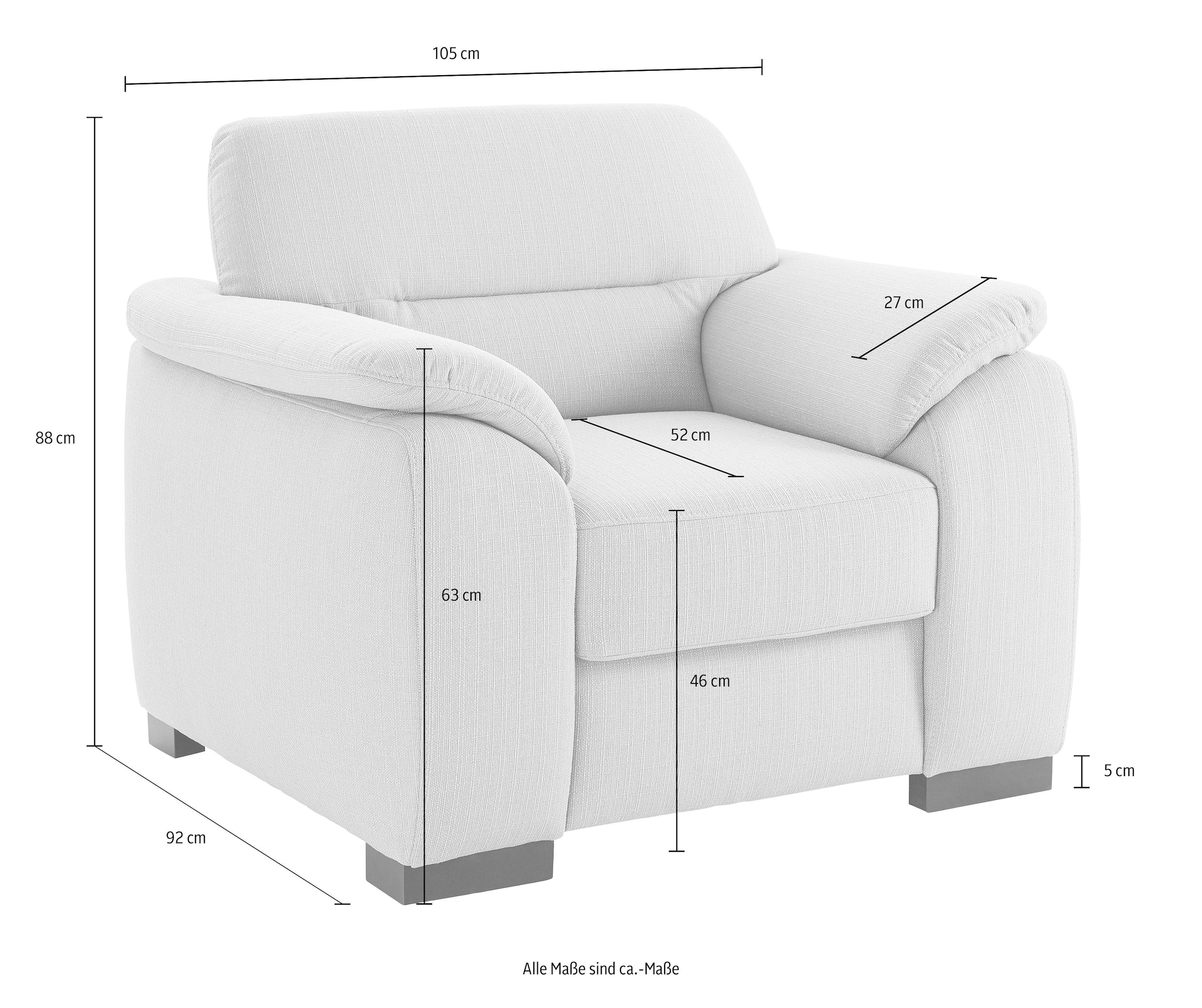 sit&more Sessel »Montego«, mit Federkern