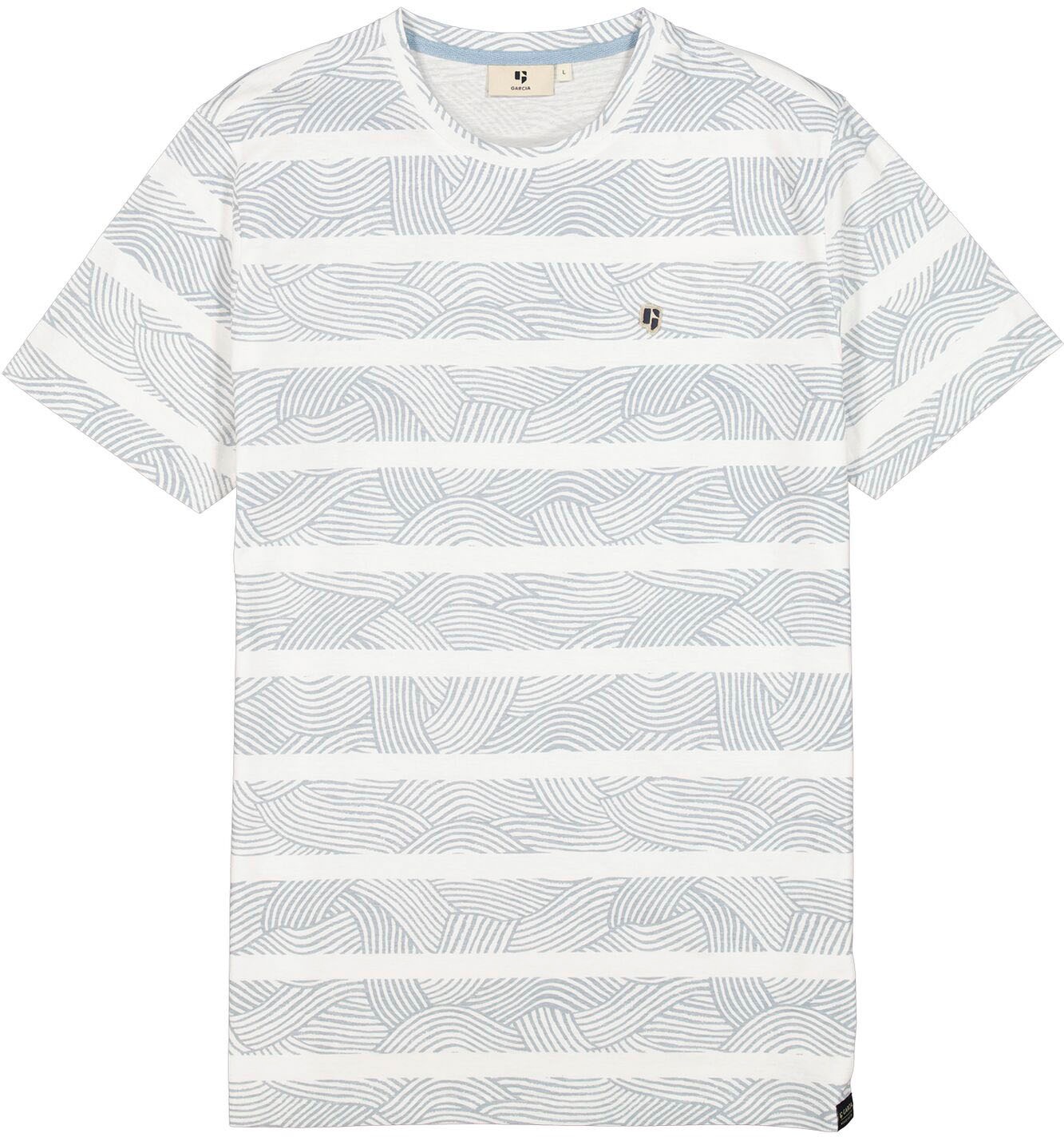 Garcia T-Shirt »AOP stripe«, (1 tlg.), Logoprägung an der Brust online  bestellen | Jelmoli-Versand