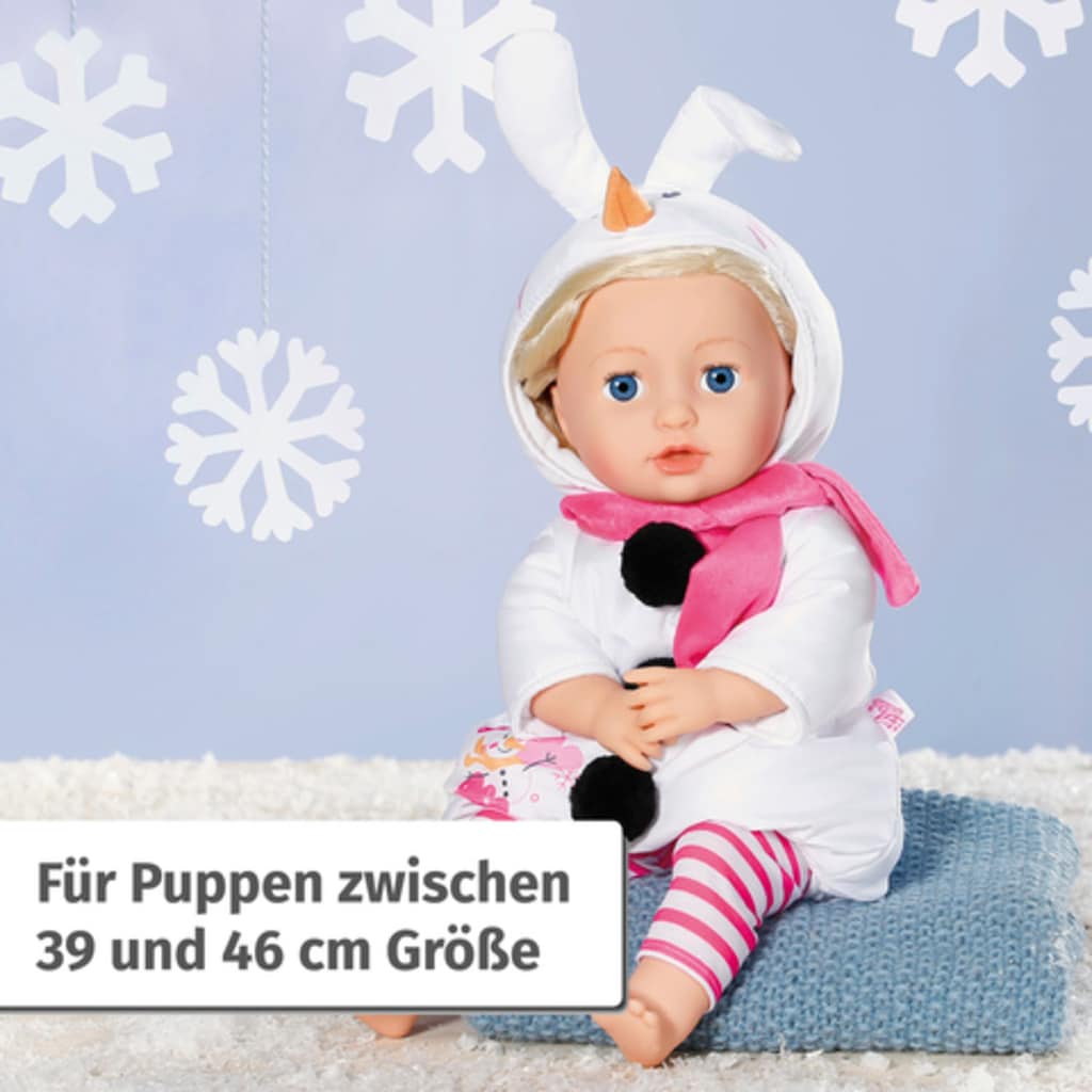 Zapf Creation® Puppenkleidung »Dolly Moda, Kostüm Schneemann 43 cm«