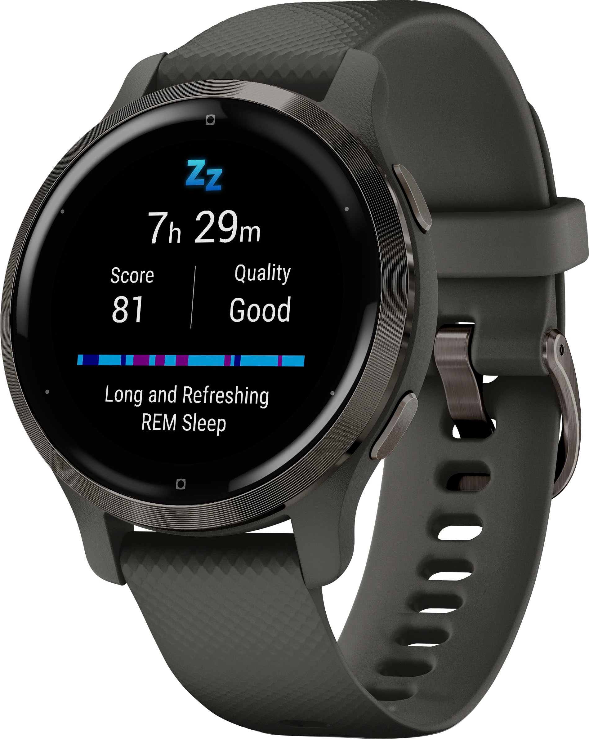 Garmin Smartwatch »Venu 2S«, (2,8 cm / 1,1 Zoll), 8 GB, 25 vorinstallierten Sport-Apps