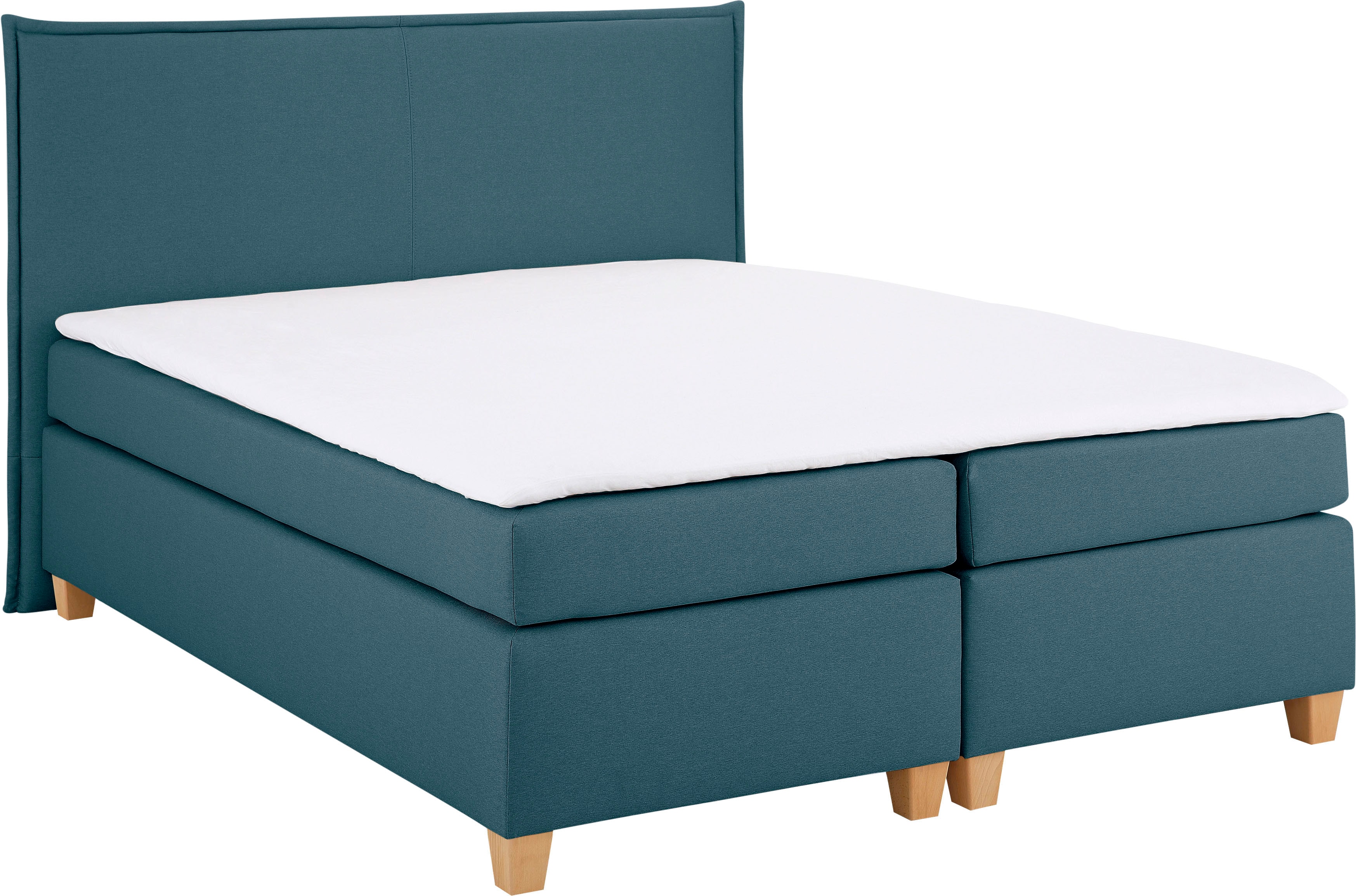 Home affaire Boxspringbett "Houssay" inkl. Topper, 5 Breiten, 2 Härtegraden auch in Überlänge 220 cm