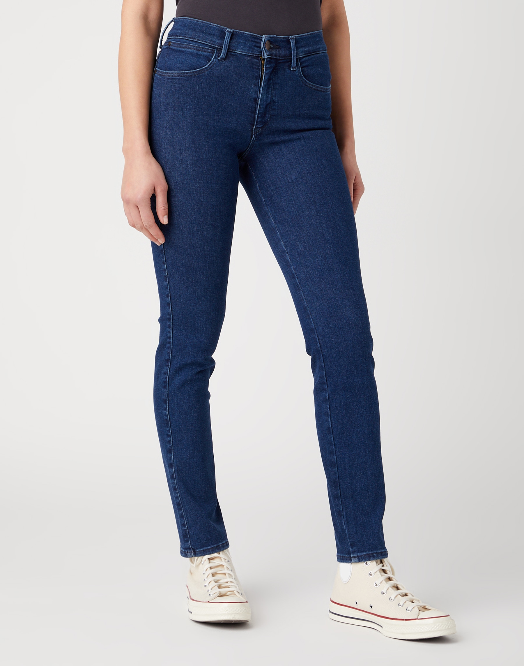 Wrangler 5-Pocket-Jeans mit kontrastfarbenen Nähten