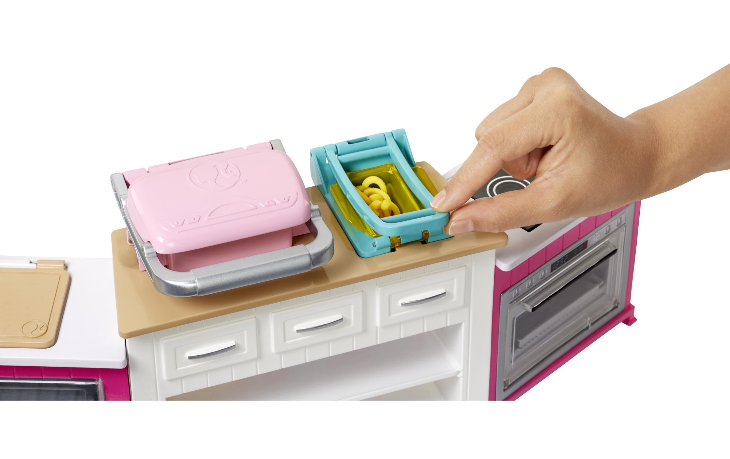 Barbie Spielfigur »Cooking & Baking Deluxe Küche mit Puppe«, (Set)
