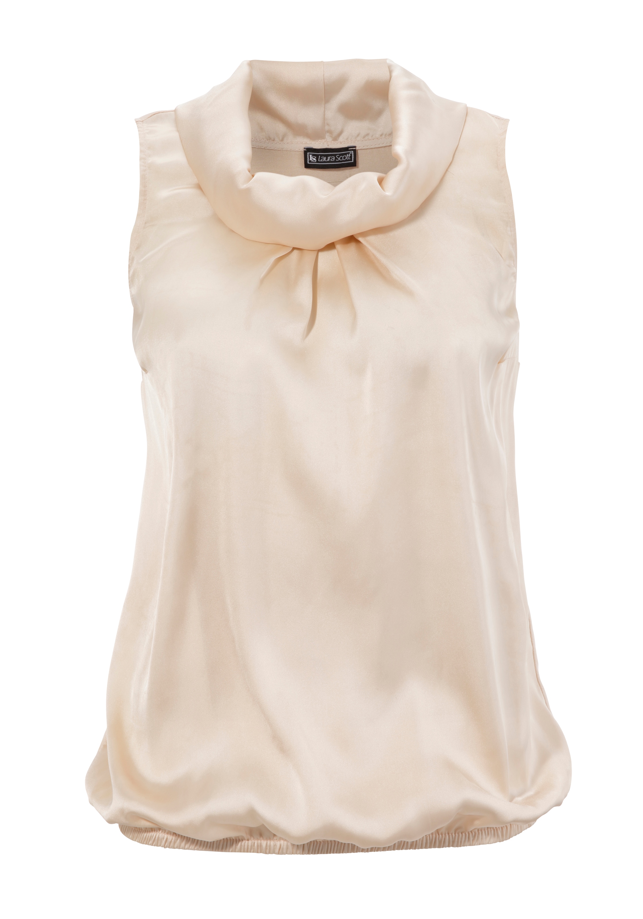 Laura Scott Blusentop, aus Satin und Jersey - NEUE FARBEN