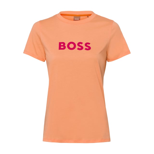 BOSS ORANGE T-Shirt »C_Elogo_5«, (1 tlg.), mit BOSS Logoschriftzug auf der  Brust online shoppen bei Jelmoli-Versand Schweiz