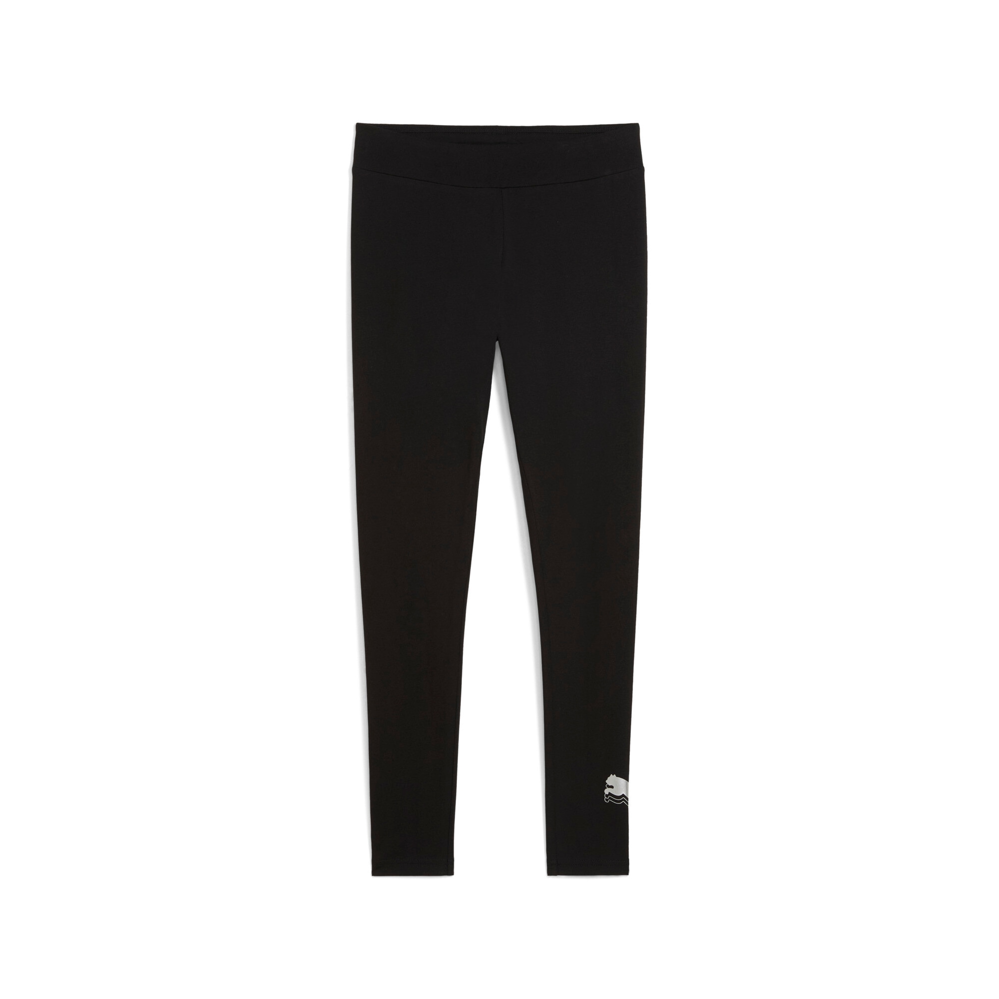 PUMA Leggings »ESS METALLIC LEGGINGS« sportlicher Stil, mit Logodruck, aus Baumwollmischung