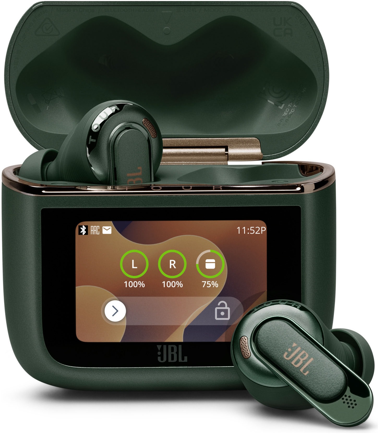 JBL wireless In-Ear-Kopfhörer "TOUR PRO 3 TWS" A2DP Bluetooth Active Noise Cancelling (ANC)  Freisprechfunktion  Stummschaltung