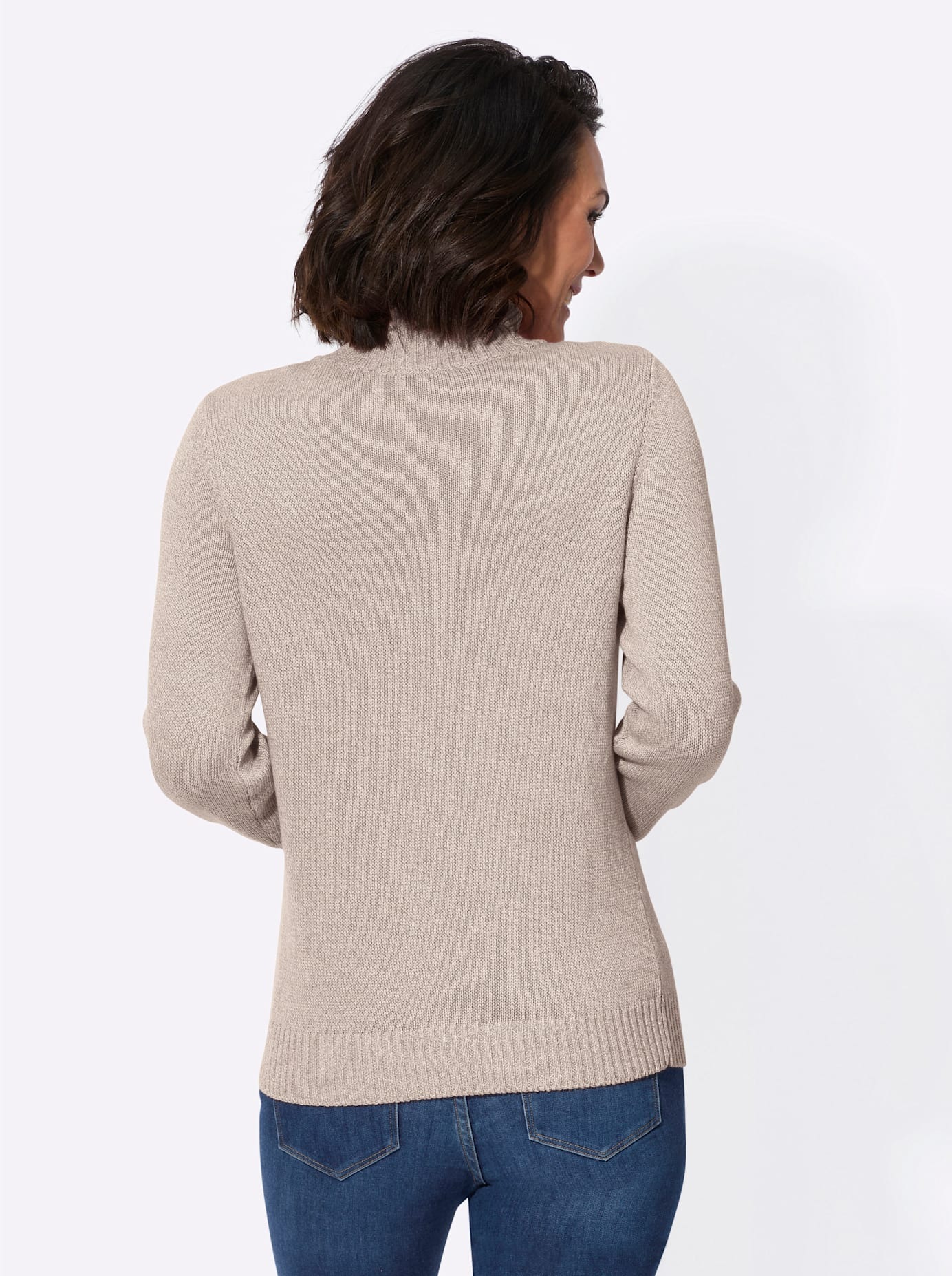 Casual Looks Strickpullover »Stehkragen-Pullover«