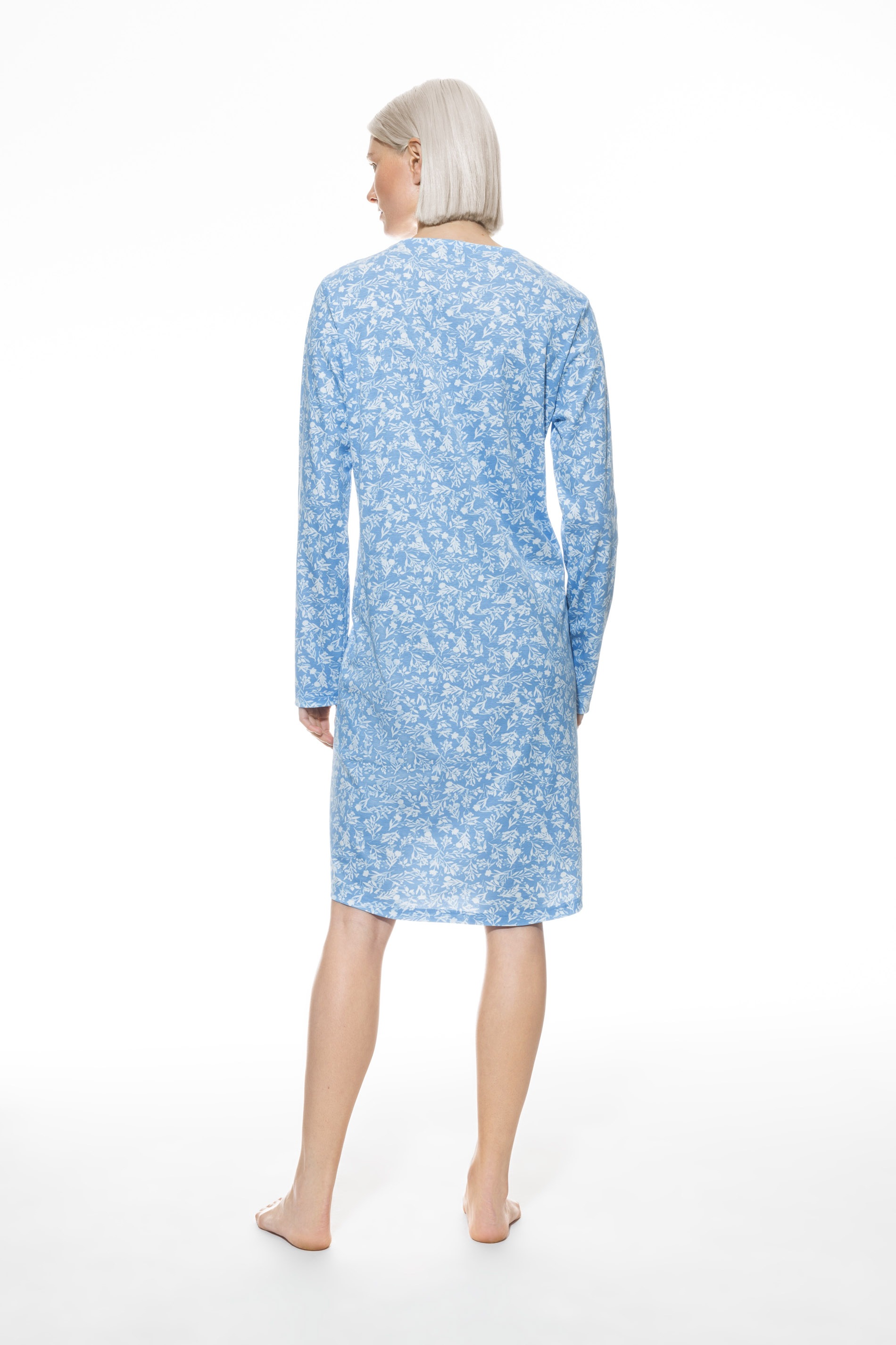 MEY Camisón - Camisón FLOWER MEADOW azul seda azul claro | 40