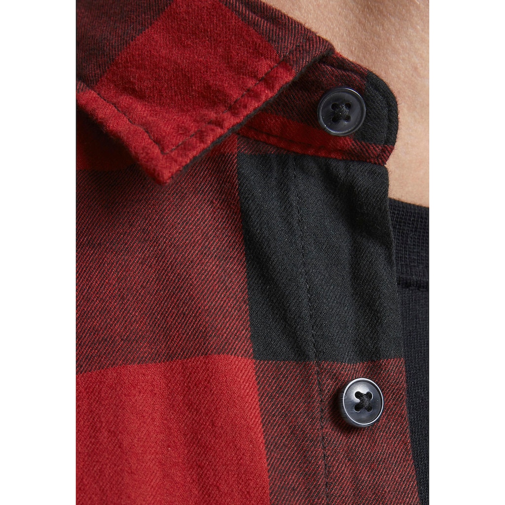 Jack & Jones Karohemd »JJ JJEGINGHAM TWILL SHIRT L/«