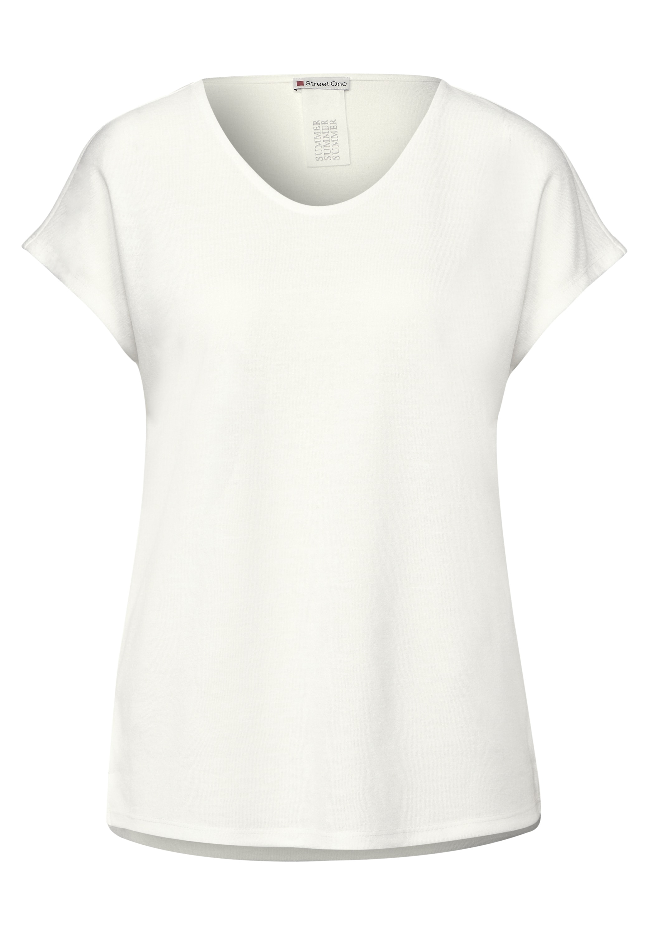 STREET ONE Shirttop, mit seitlichen Schlitzen
