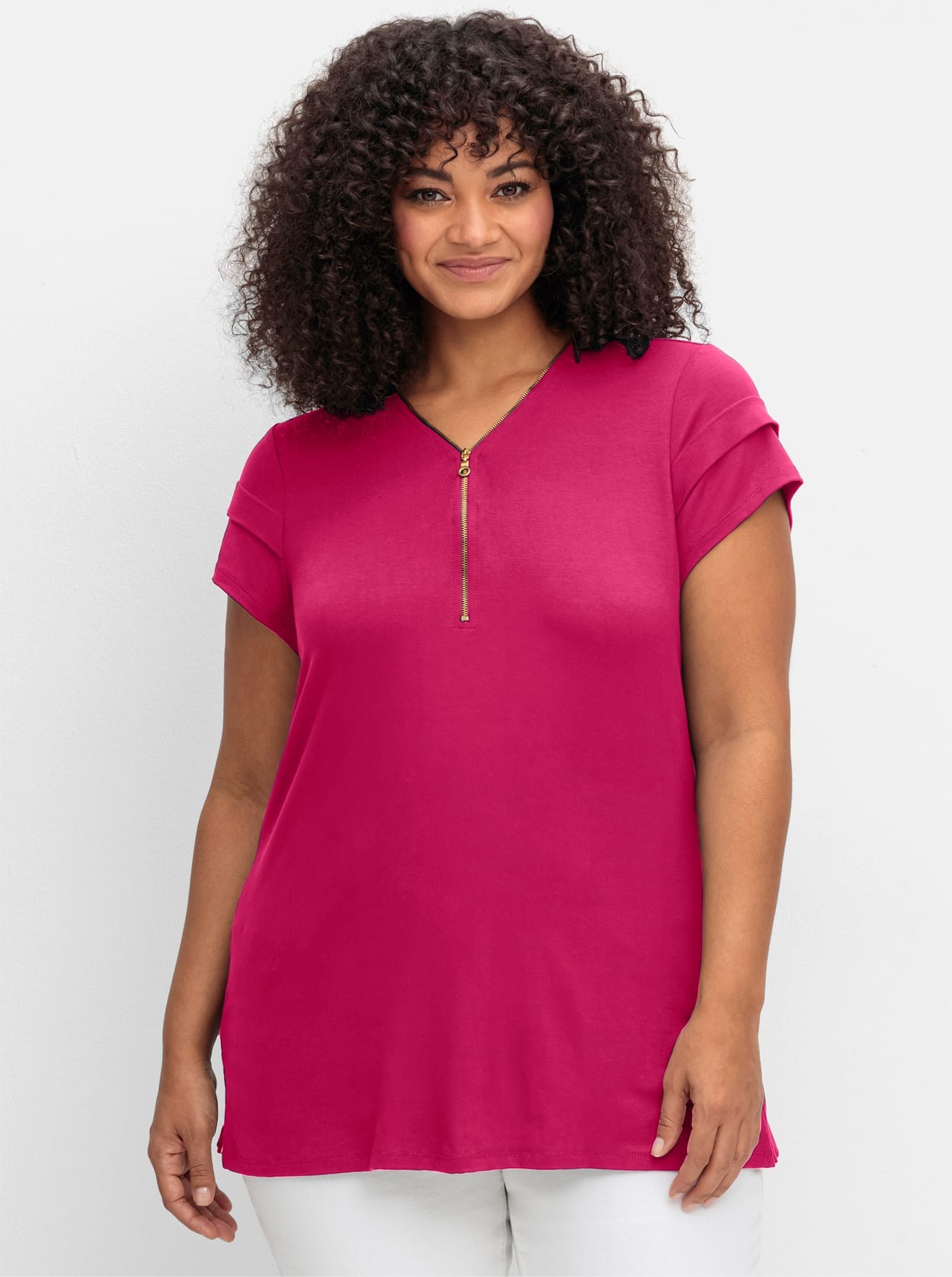 sheego by Joe Browns V-Shirt "Shirt" 1 tlg.