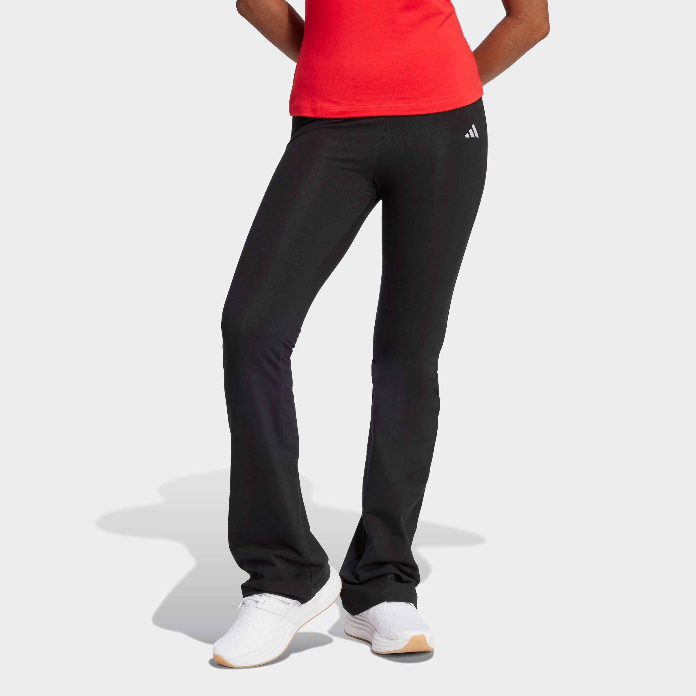 adidas Sportswear Trainingstights »W SL SJ FLARLEG«, (1 tlg.), Hoher Bund, ausgestellte Beinform