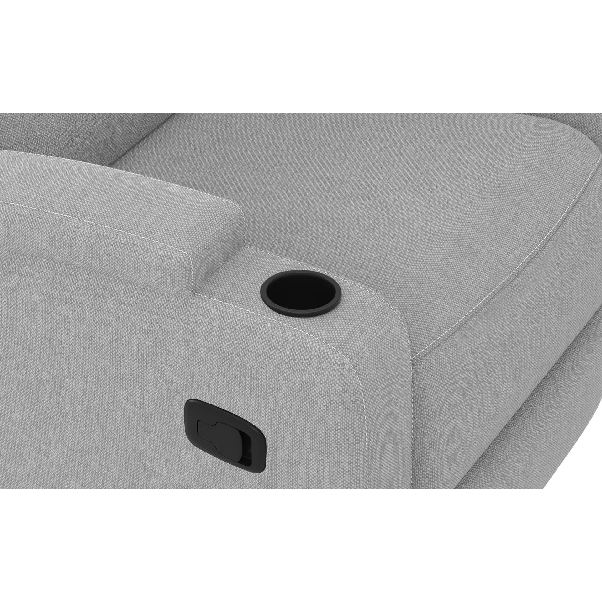 Home affaire Relaxsessel »Napori«, TV-Sessel, Kinosessel mit Relaxfunktion in 2 Sitzen, Getränkehalter