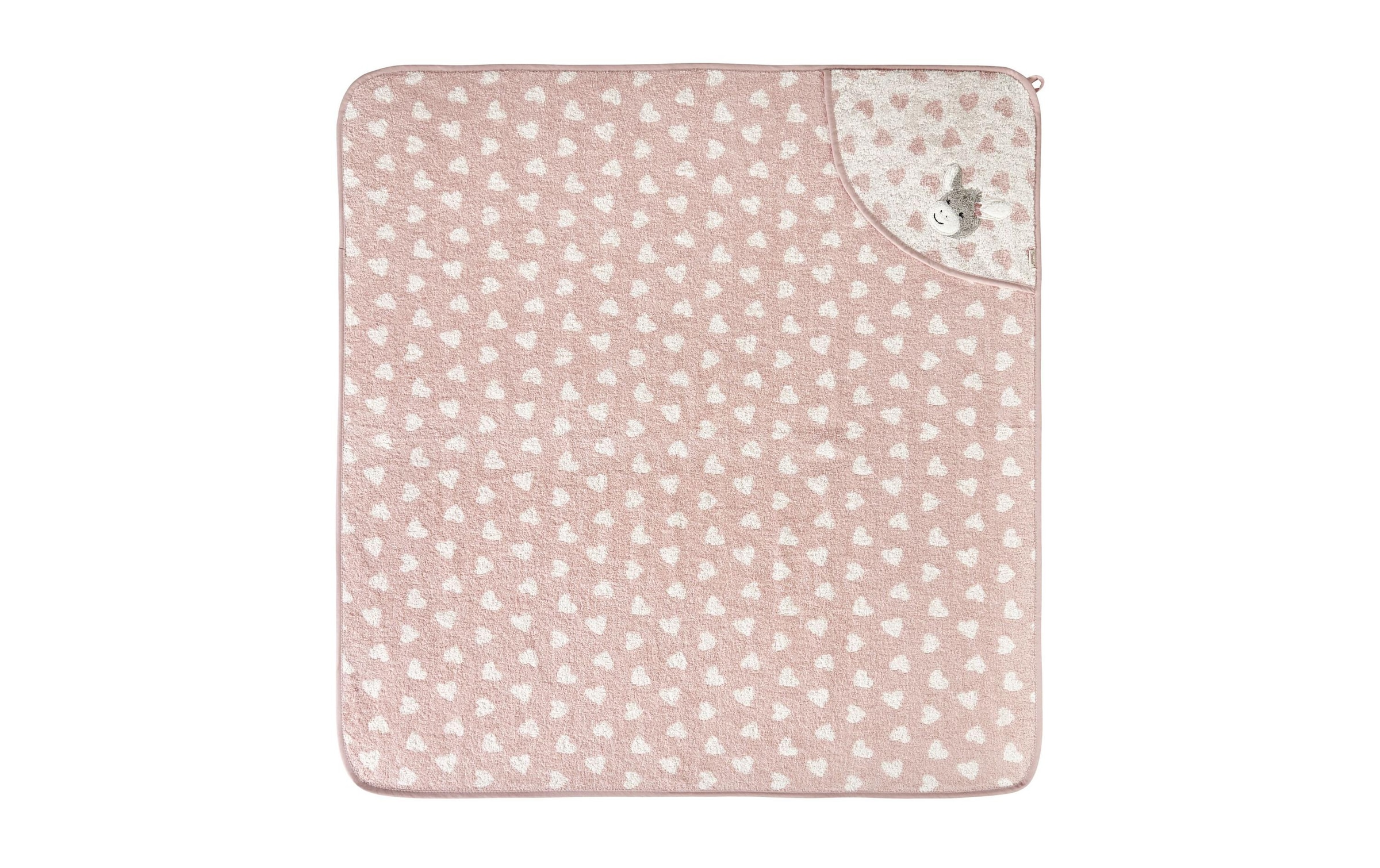 Sterntaler® Kapuzenhandtuch »Emmi Girl 100 x 100 cm«, (1 St.)