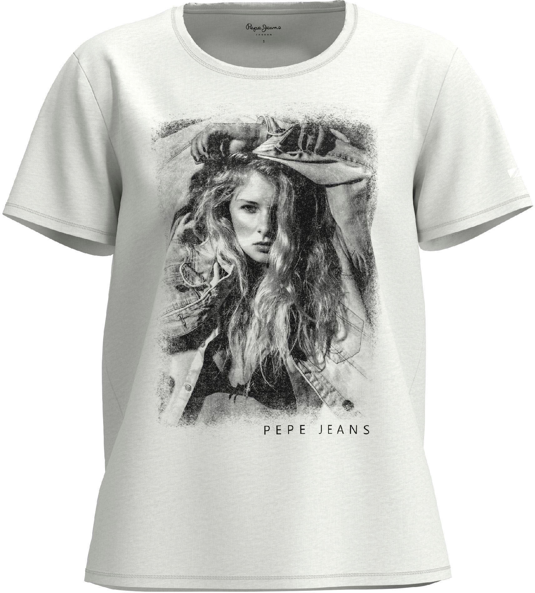 Pepe Jeans Rundhalsshirt »LIANA«, mit grossem Fotoprint kaufen