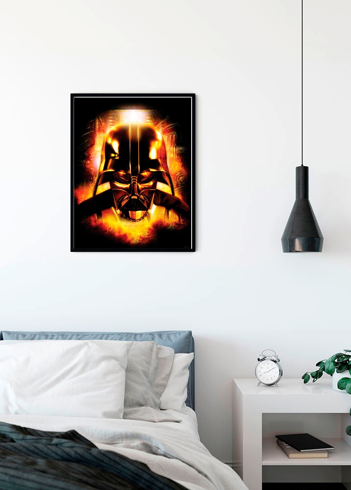 Komar Bild "Star Wars Classic Vader Head" Star Wars 1 Stk. tlg. Wandbild zur Dekoration im Kinderzimmer - ohne Rahmen