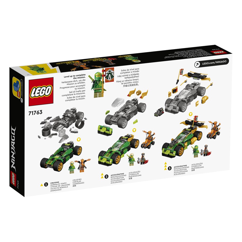 LEGO® Spielbausteine »Lloyds Rennwagen EVO«, (279 St.)