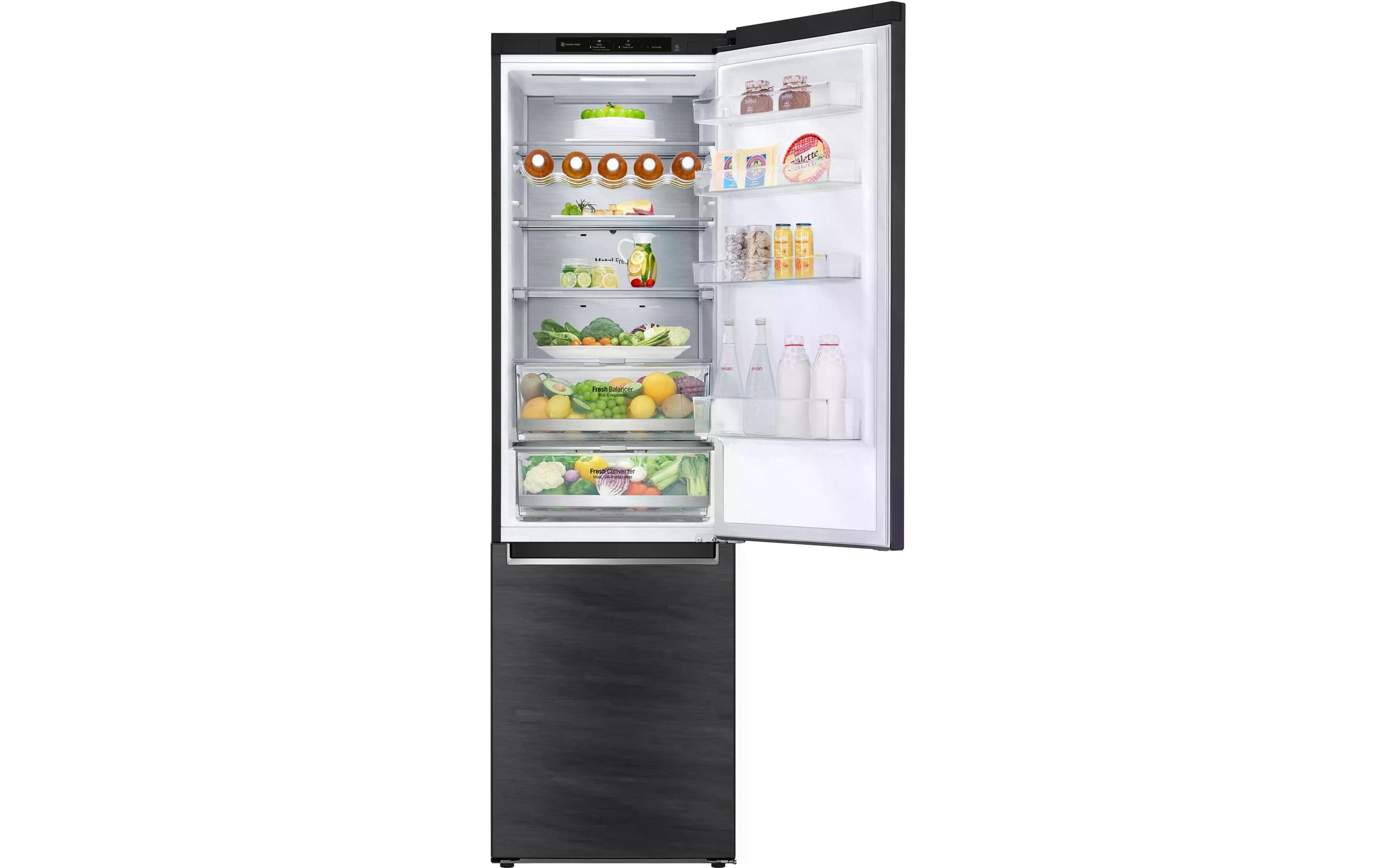 LG Kühl-/Gefrierkombination »GBB72MCVBN Matte Black, Rechts«