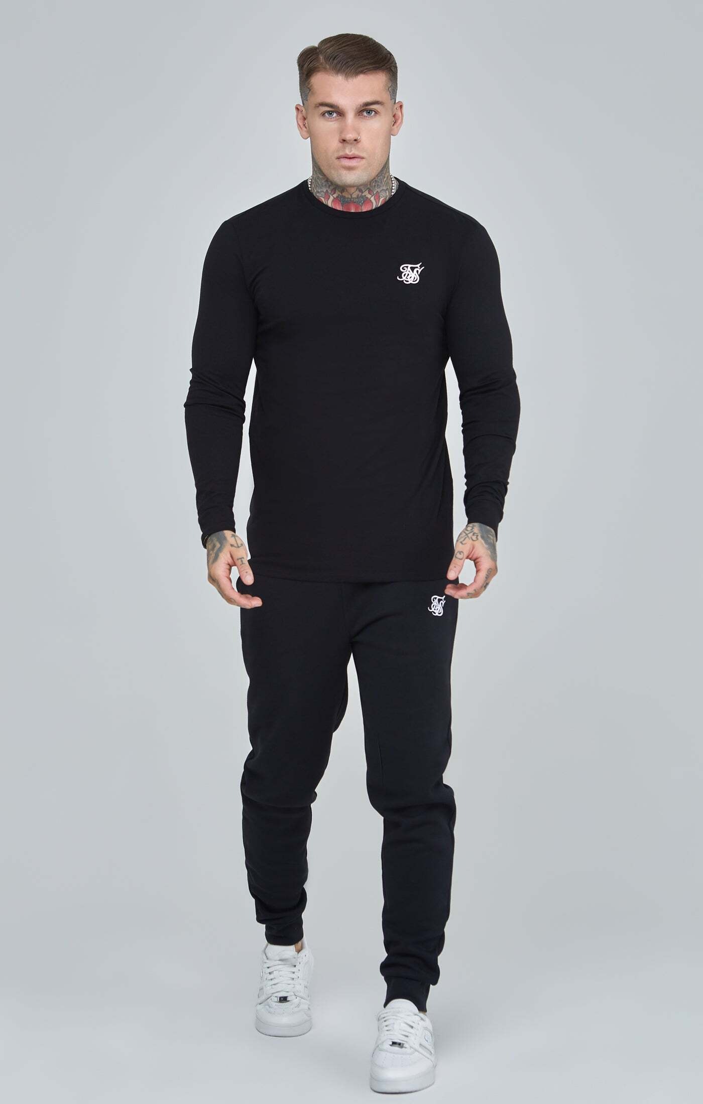 Siksilk T-Shirt »Siksilk T-Shirts Essentials Long Sleeve T-Shirt«