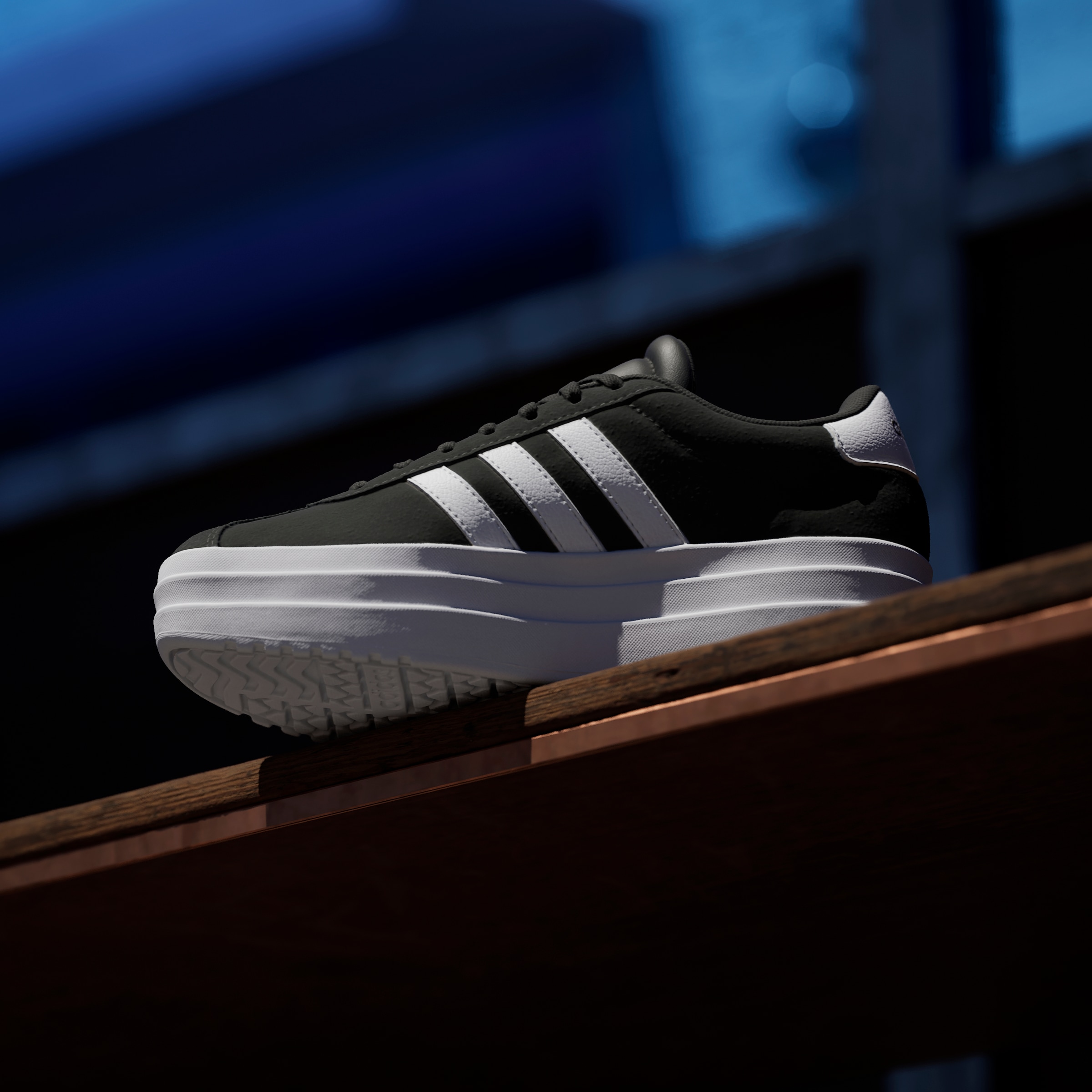 adidas Sportswear Sneaker »VL COURT BOLD LIFESTYLE KIDS«, Design auf den Spuren des adidas Gazelle Bold