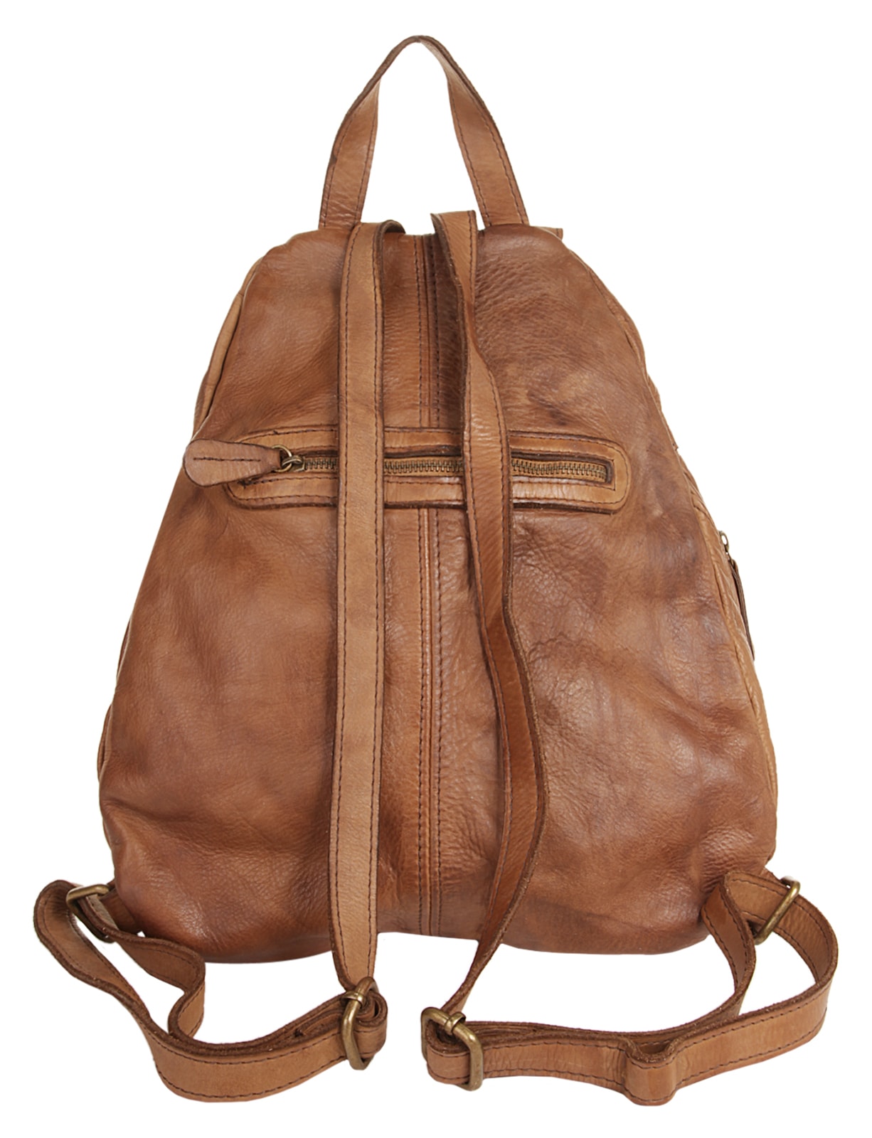 Samantha Look Cityrucksack, echt Leder, Made in Italy