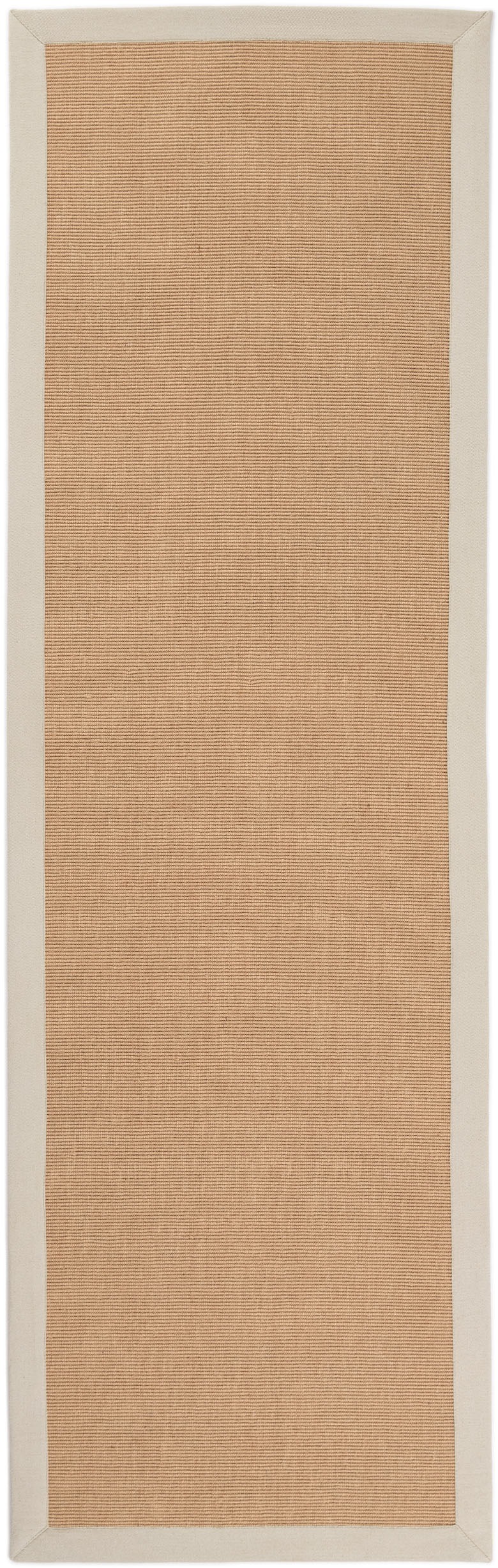 carpetfine Sisalteppich »Sisal,  auch als Läufer erhältlich«, rechteckig, 5 mm Höhe, mit farbiger Bordüre, Anti Rutsch Rückseite, viele Grössen, Wohnzimmer