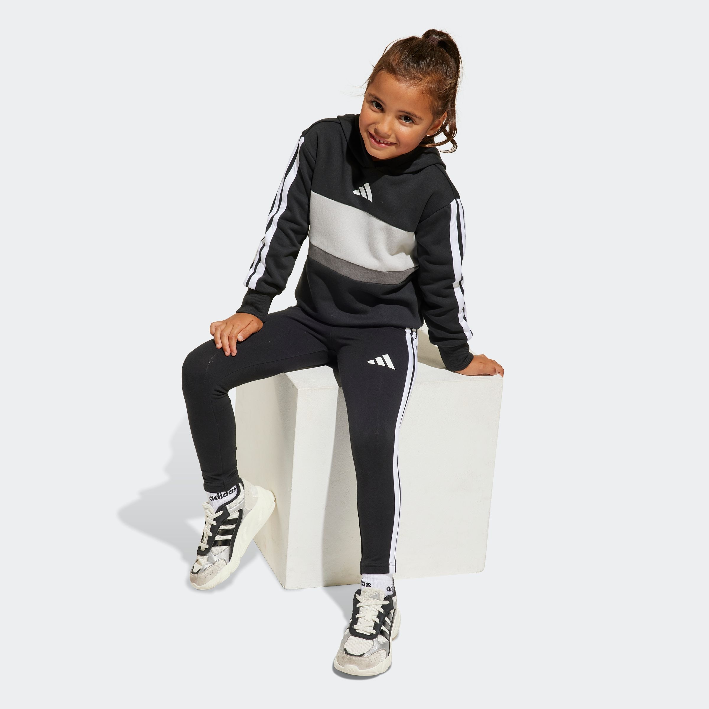 adidas Sportswear Trainingsanzug »LG 3S TIB FL ST«, (2 tlg.)